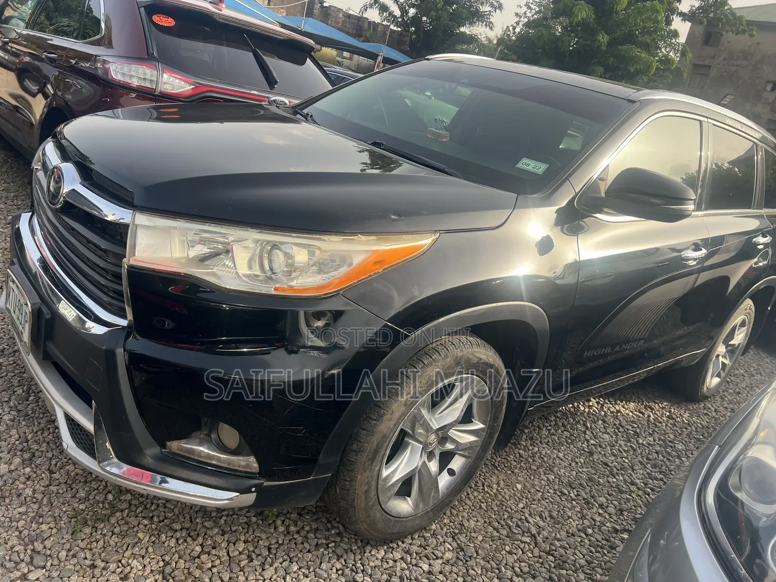Toyota Highlander Limited 4dr SUV (3.5L 6cyl 6A) 2015 Black