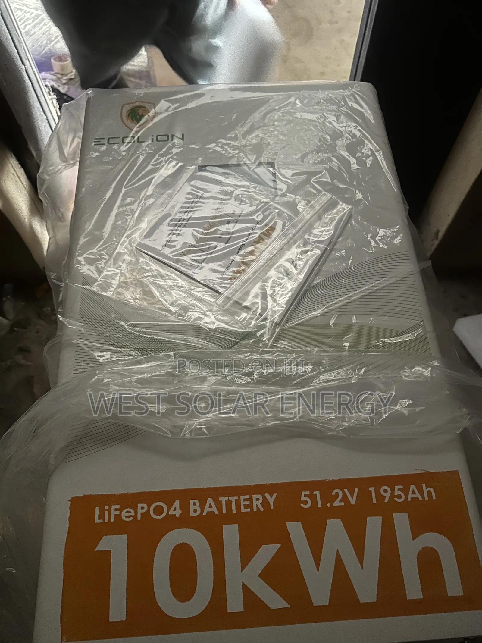 10kwh 51.2V EcoLion Lithium Ion Battery