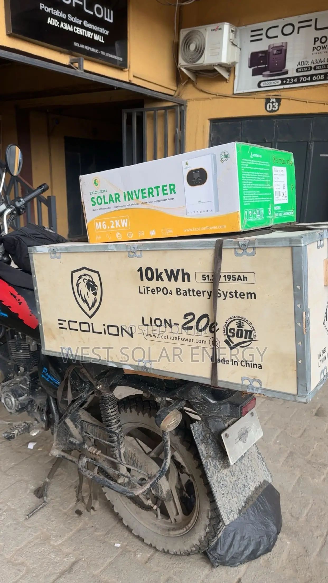 10kwh 51.2V EcoLion Lithium Ion Battery