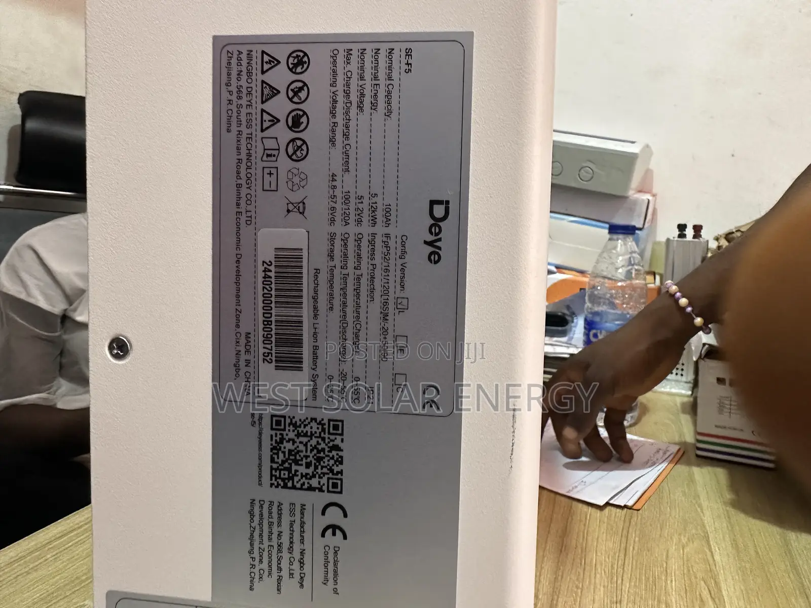 5Kwh 51.2V Deye Lithium Ion Battery