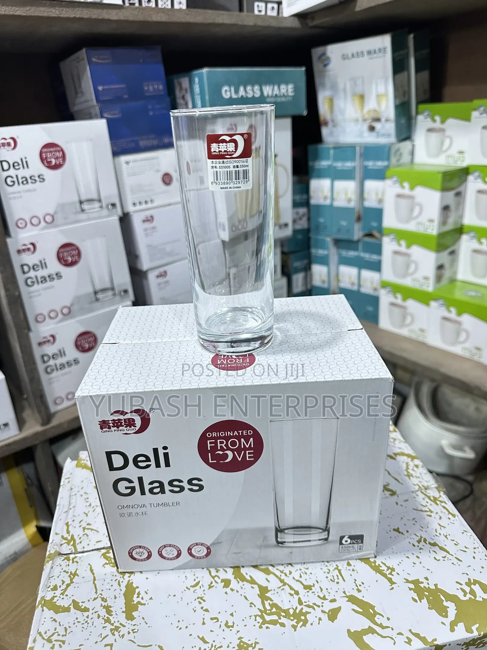 6pcs Quality Long Glass