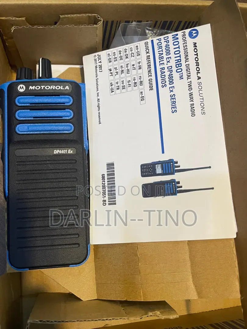 Motorola DP4401 Ex Digital Two-Way Radio.