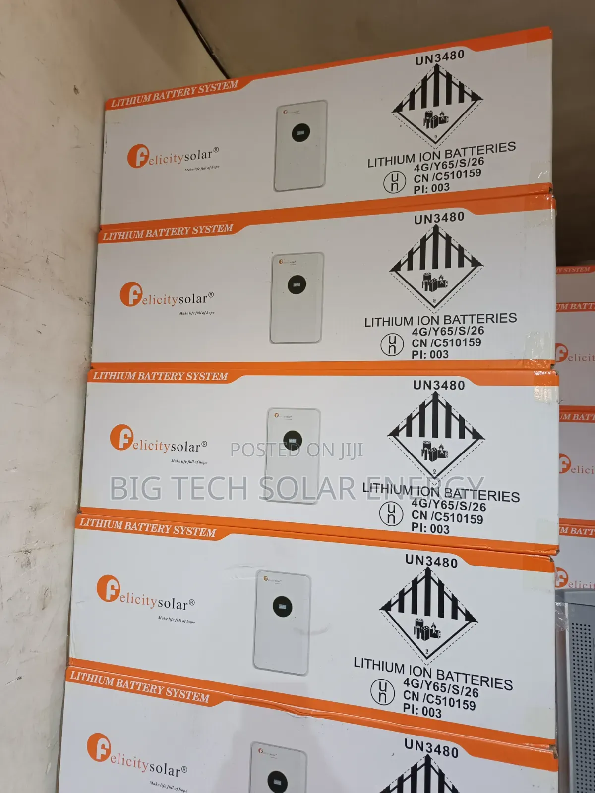5kwh 51.2v Felicity Lithium Ion Battery