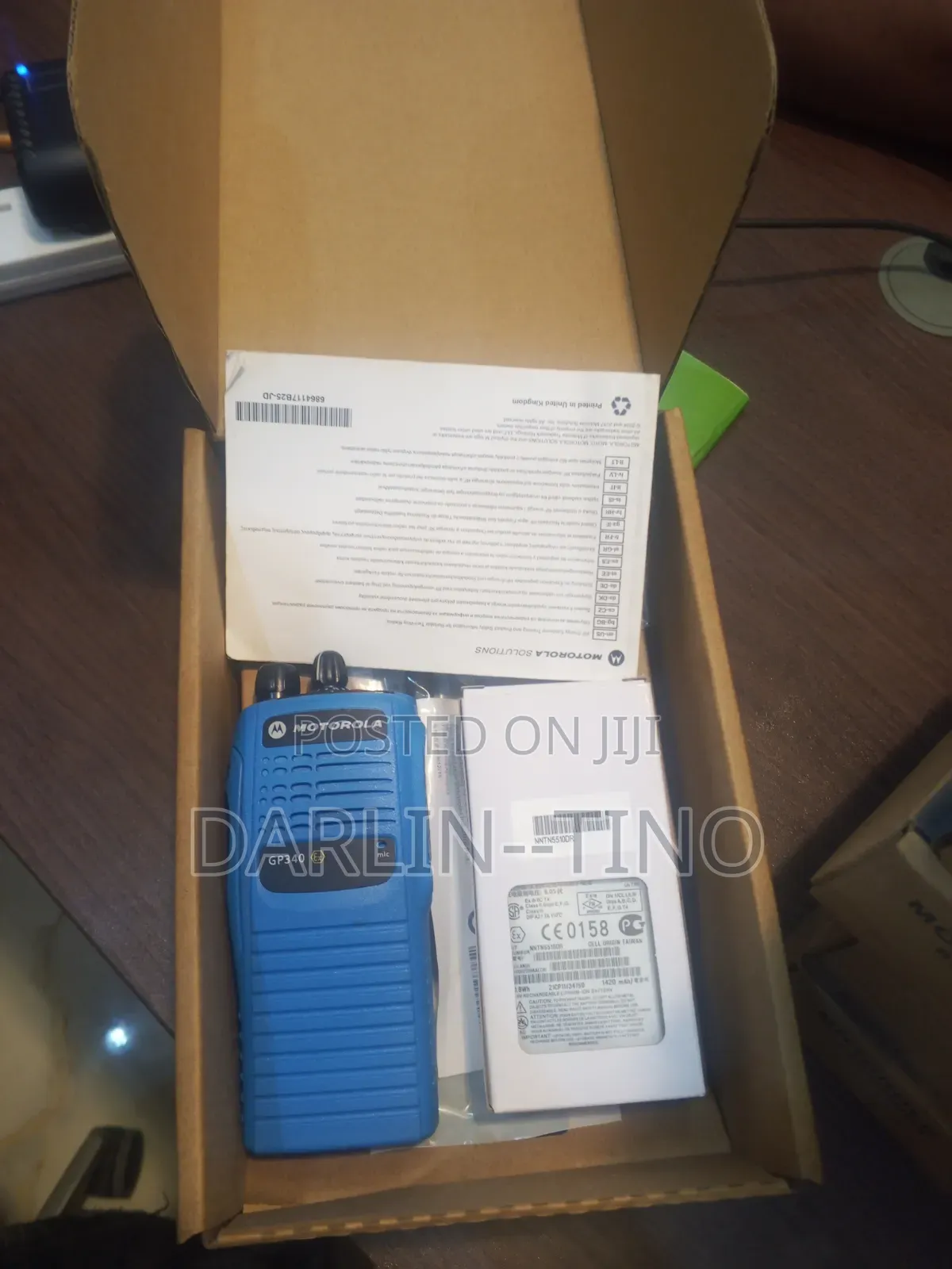 Motorola GP340Ex ATEX Two-Way Radio (Walkie-Talkie)