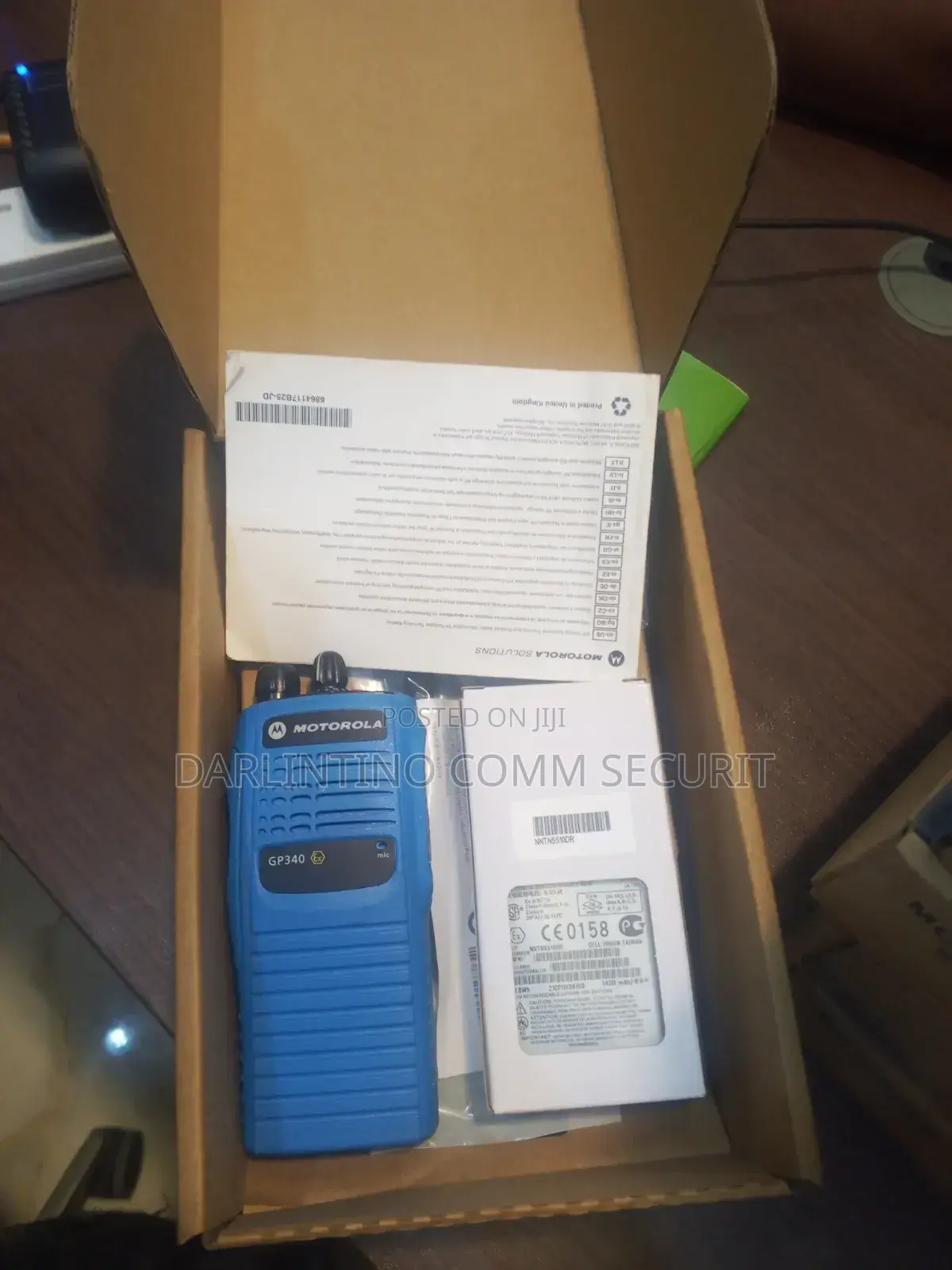 Motorola GP340Ex ATEX Two-Way Radio (Walkie-Talkie)