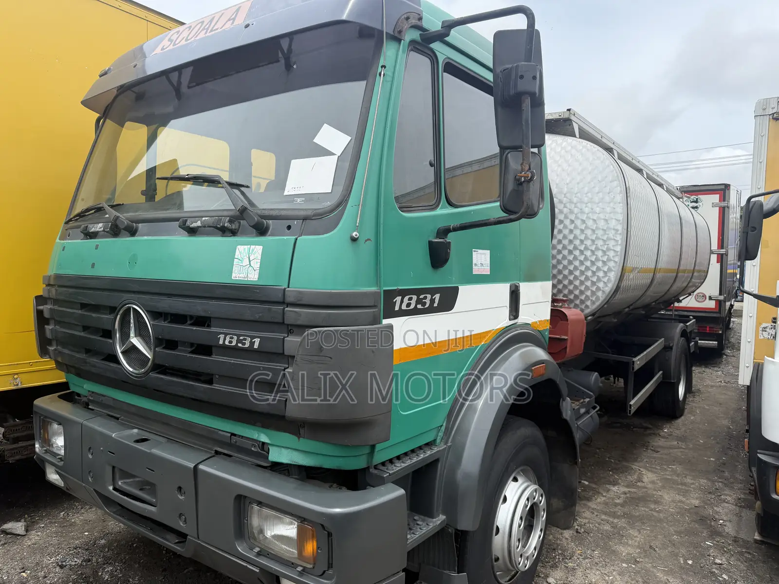 Foreign Used Mercedes Benz 1831 Gas Tanker Truck With Meter.