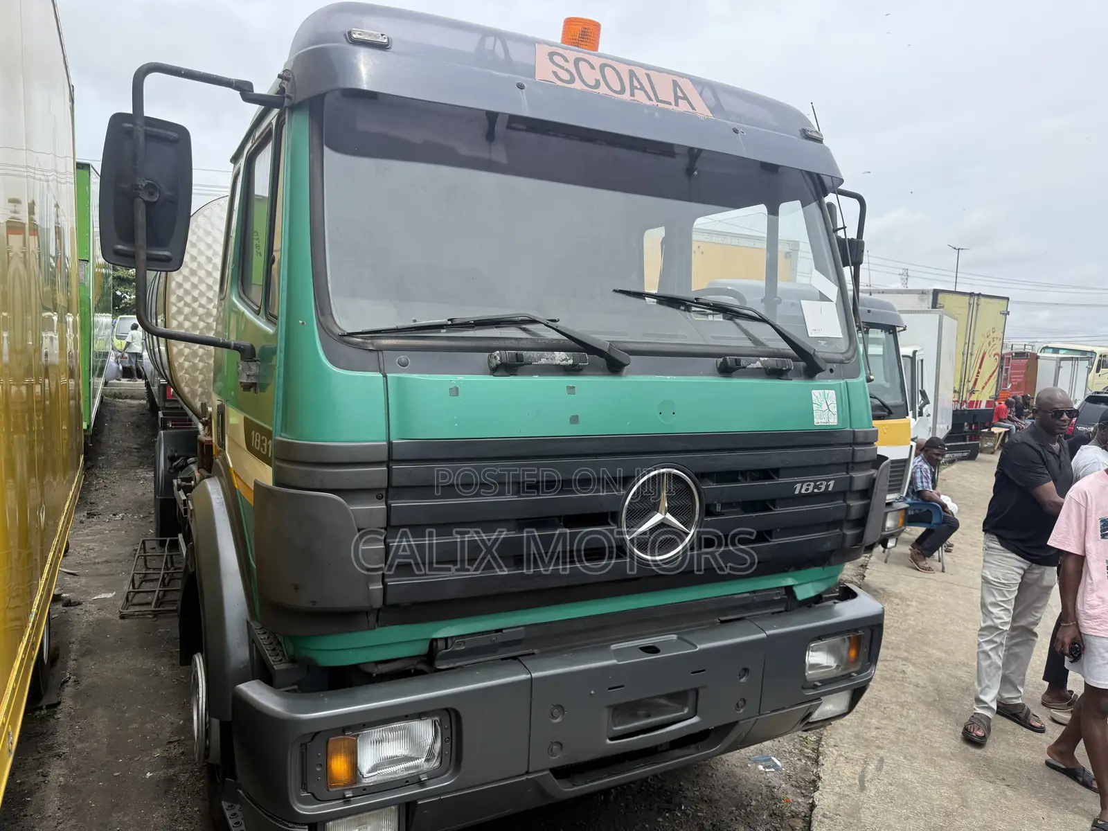 Foreign Used Mercedes Benz 1831 Gas Tanker Truck With Meter.