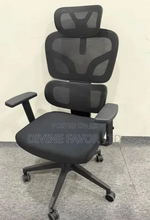 Ergonomic Swivel Chair With Lumbar Support