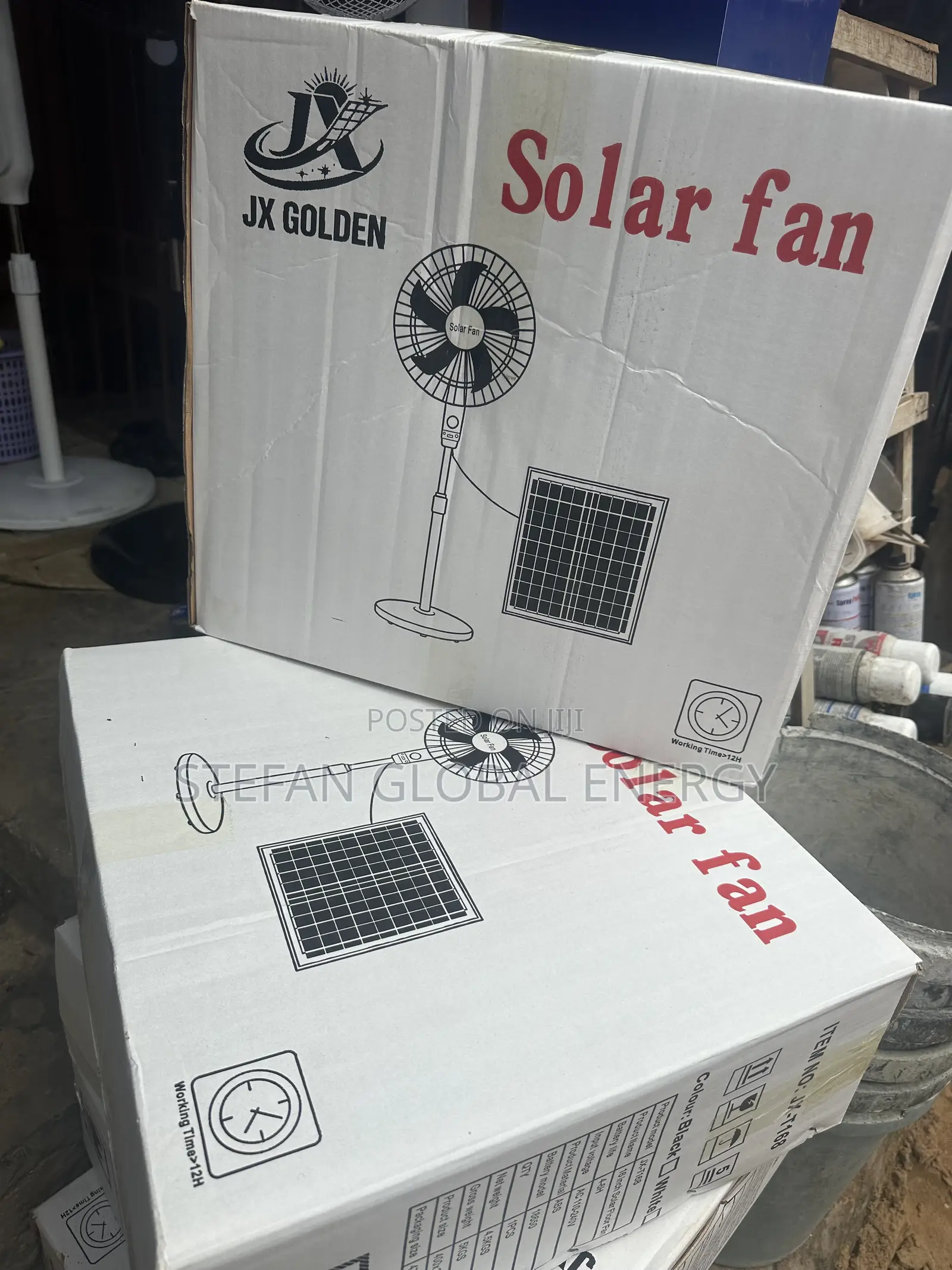 16inches JX Solar Fan