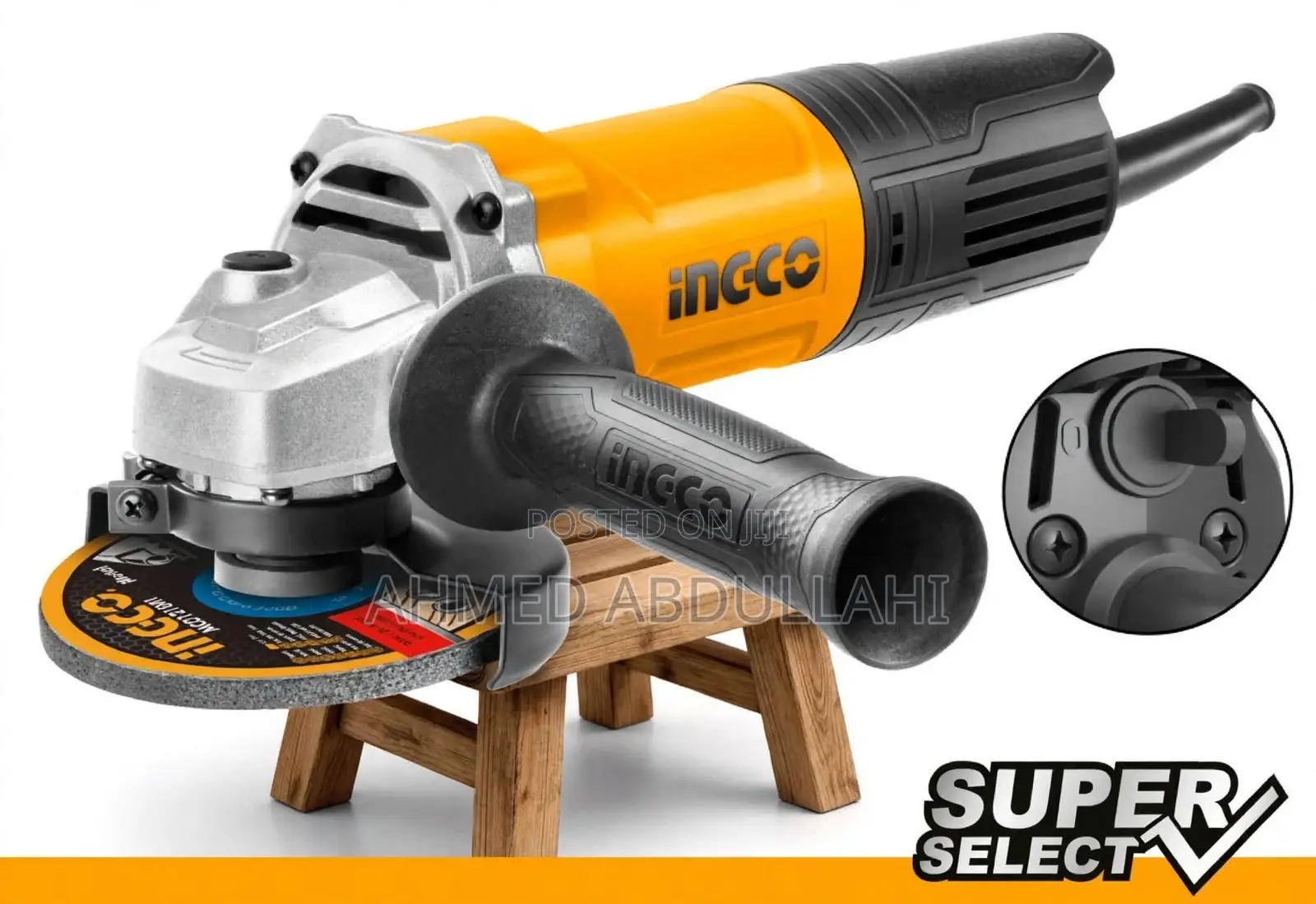 INGCO AG750282 Angle Grinder 750w. 100mm