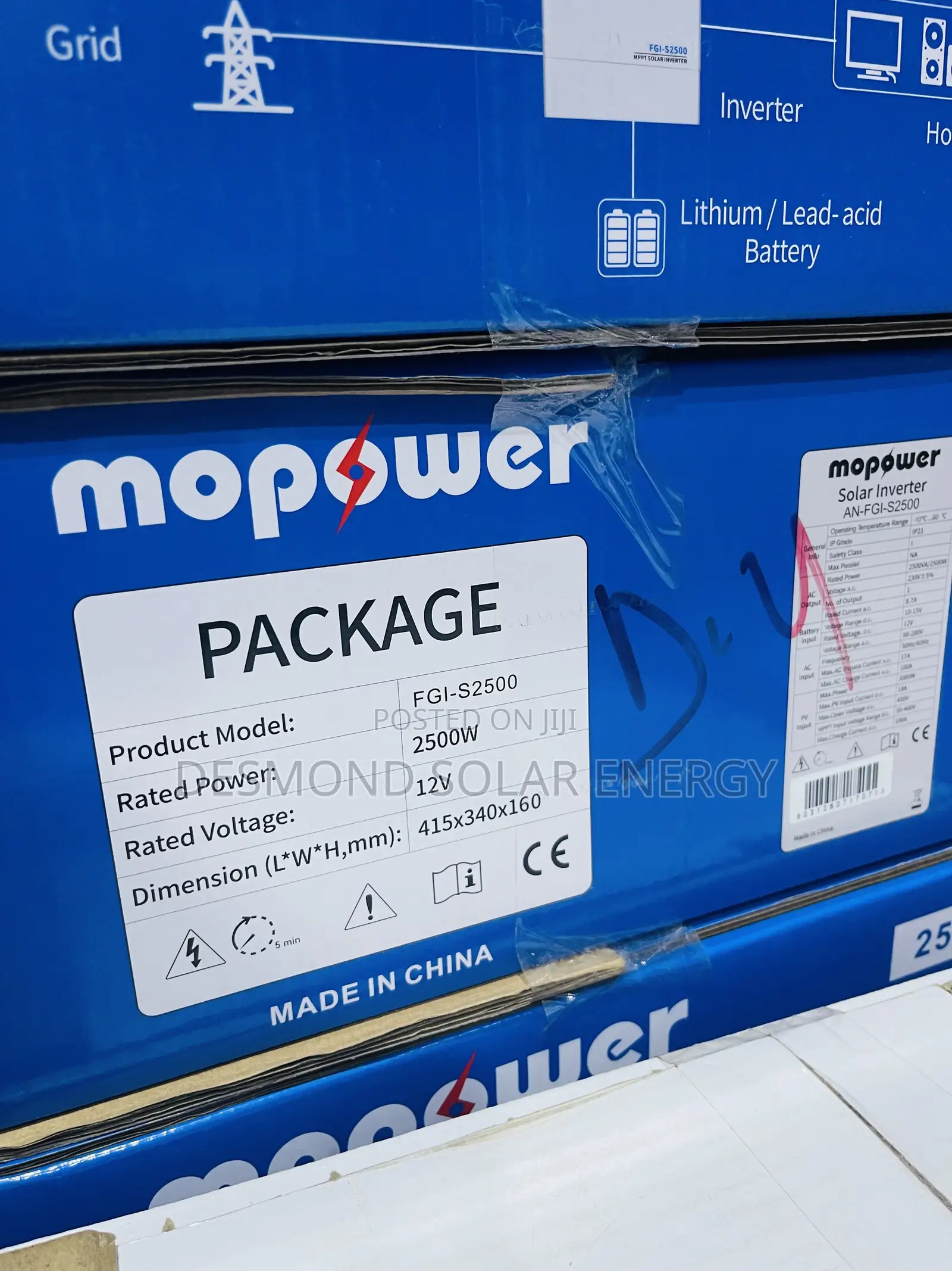2.5kva 12v Mopower Hybrid Solar Inverter Is Very Much Available Now