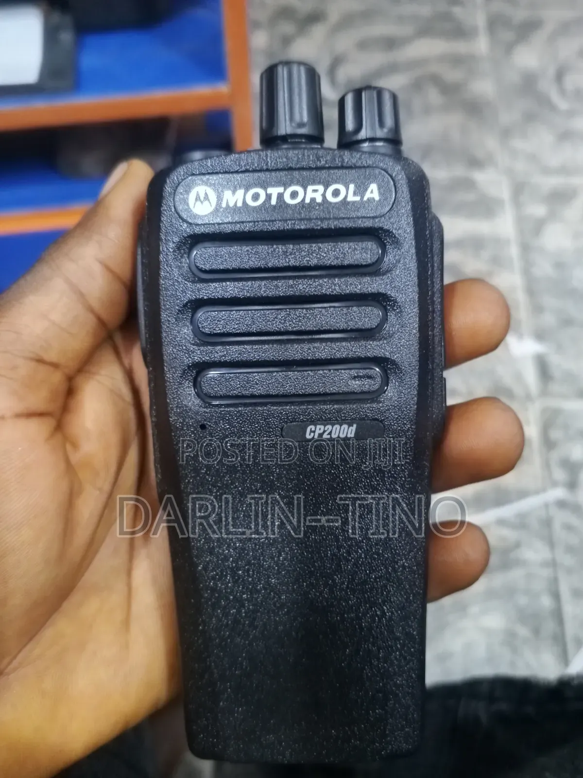 Motorola MOTOTRBO CP200d Portable Two-Way Analog/Digital Radio.