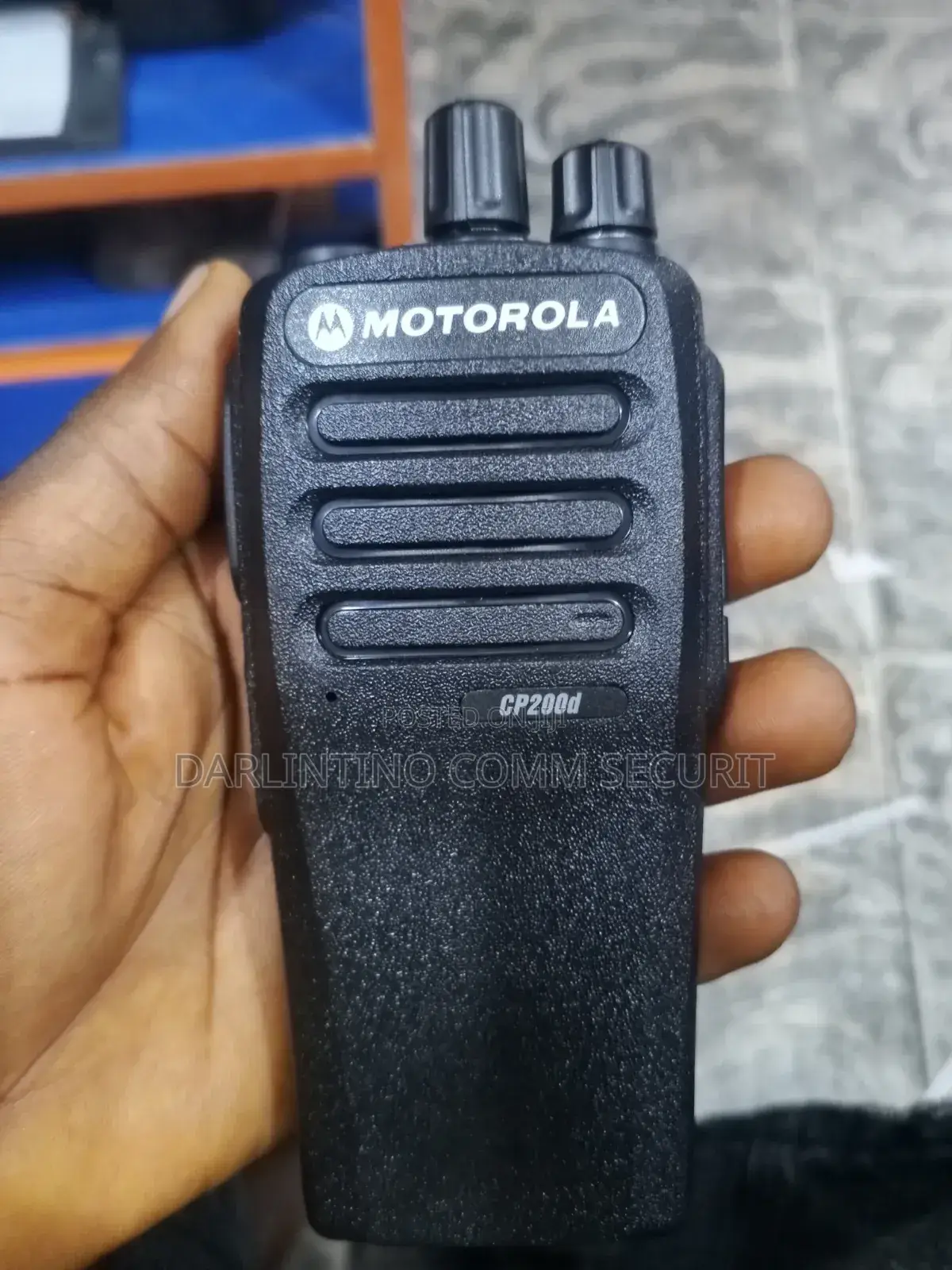 Motorola MOTOTRBO CP200d Portable Two-Way Analog/Digital Radio.