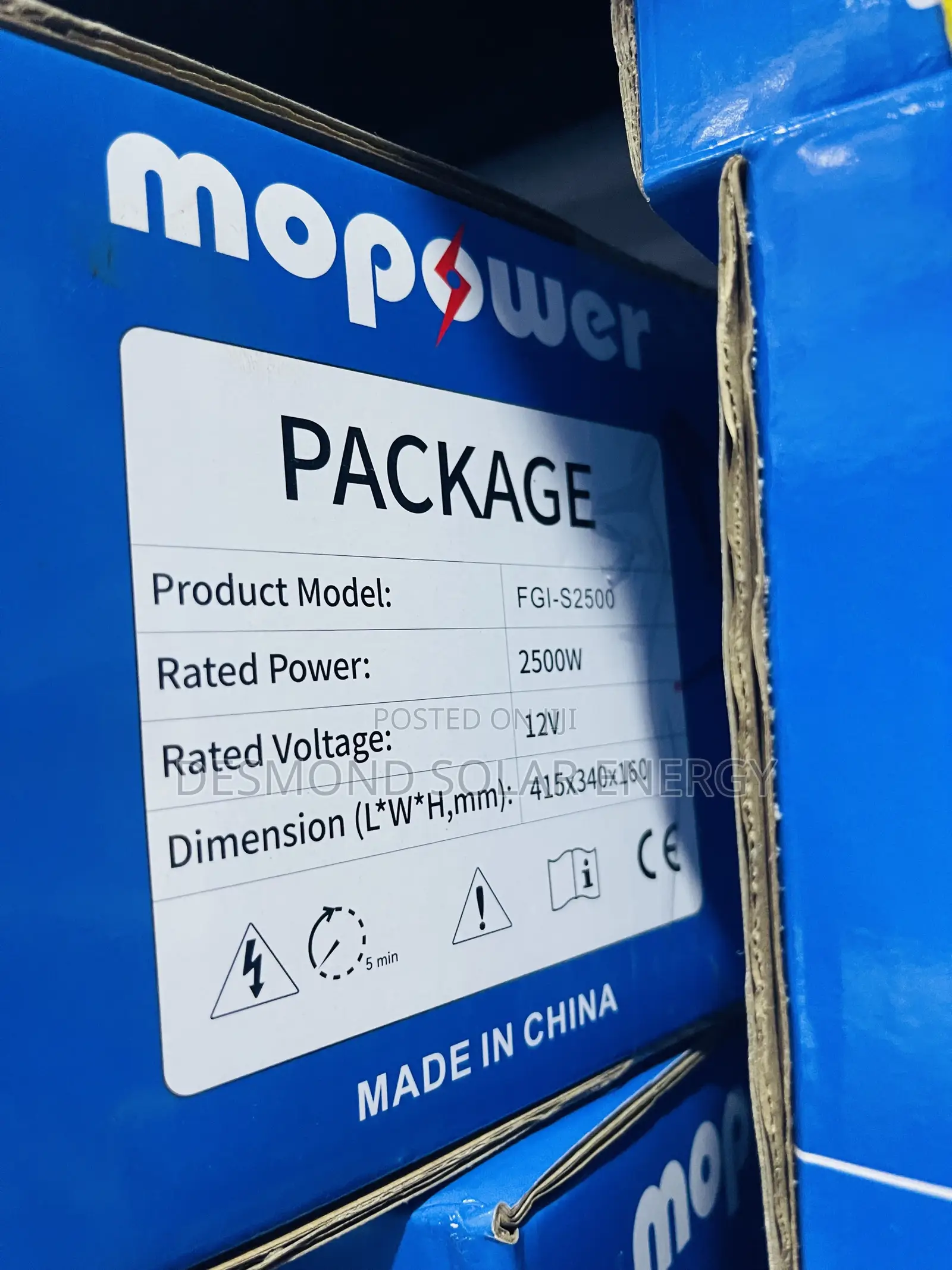 2.5kva 12v Mopower Hybrid Solar Inverter Is Now Available