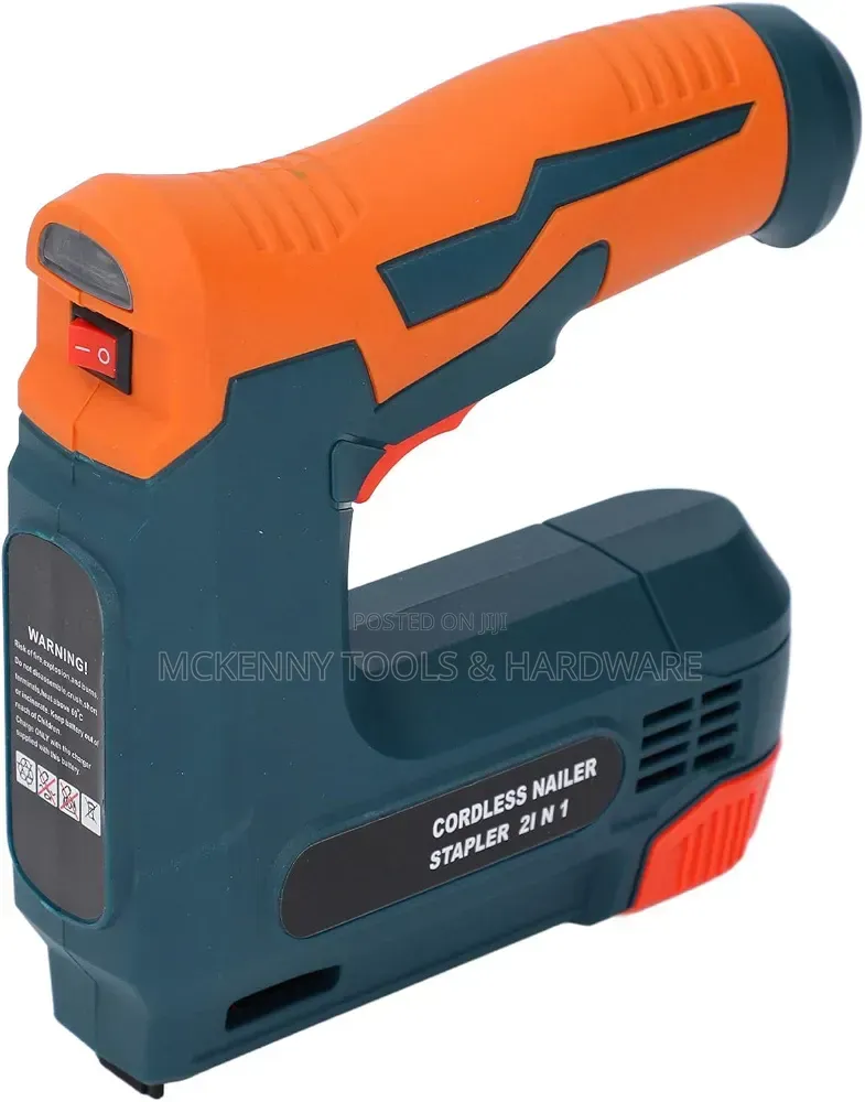 2 in 1 Electric Staple Gun Battery Powered, Cordless Nail Gun