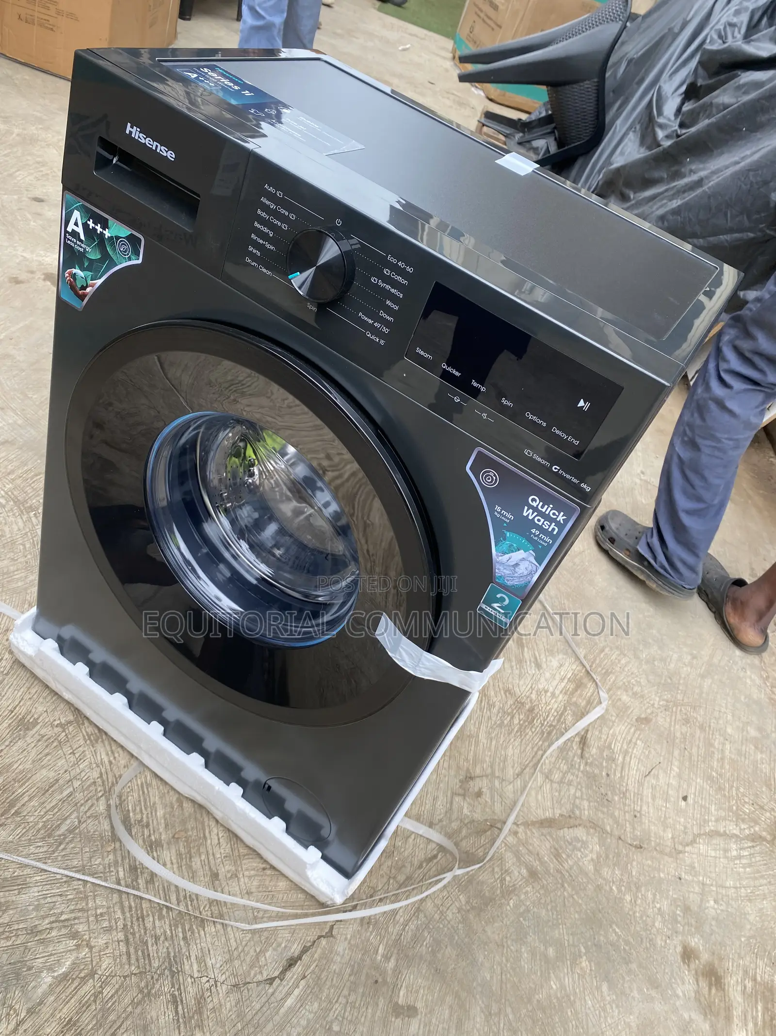 Hisense WF1I6022BK 6KG Front Loading Inverter Washing Machine