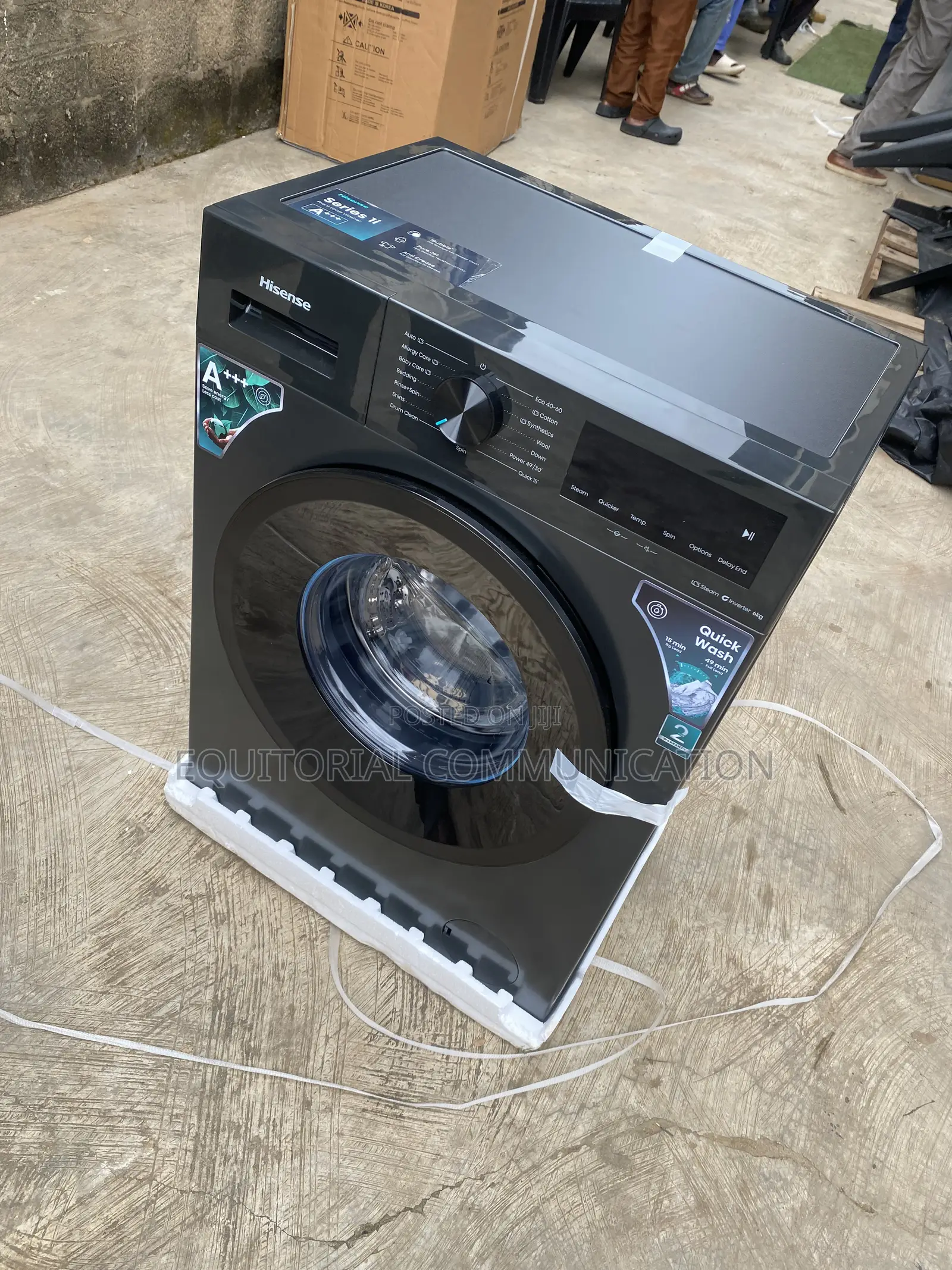 Hisense WF1I6022BK 6KG Inverter Technology Front Load Washer
