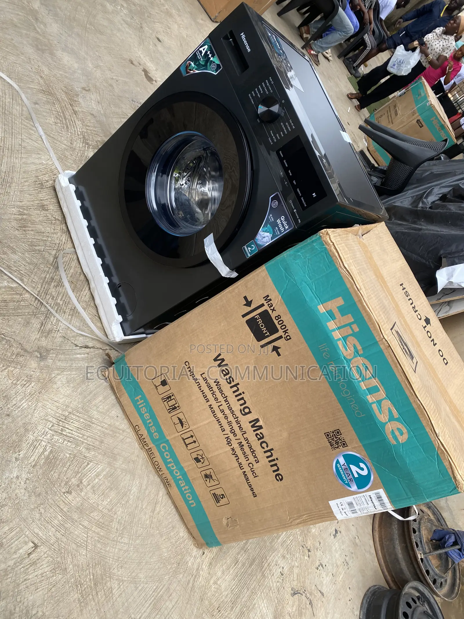 Hisense WF1I6022BK 6KG Capacity Front Load Inverter Washer