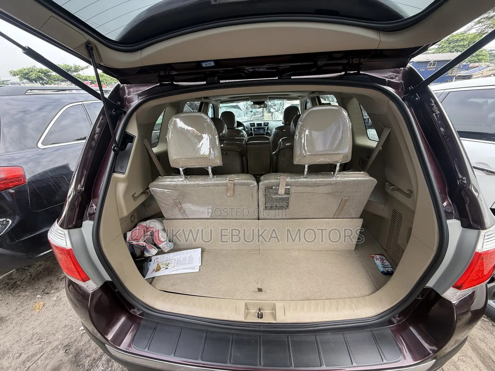 Toyota Highlander Limited 2012 Burgundy