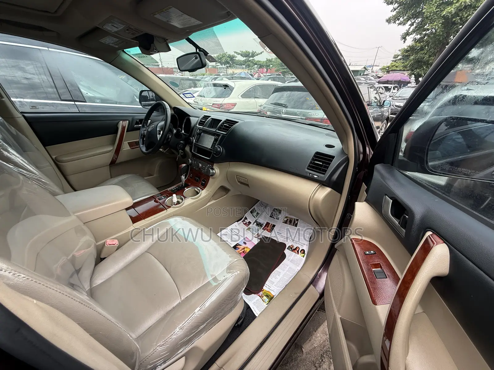 Toyota Highlander Limited 2012 Burgundy
