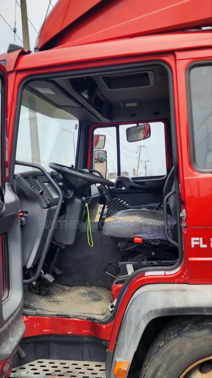Clean Foreign Used Volvo Truck Tarpaulin Body