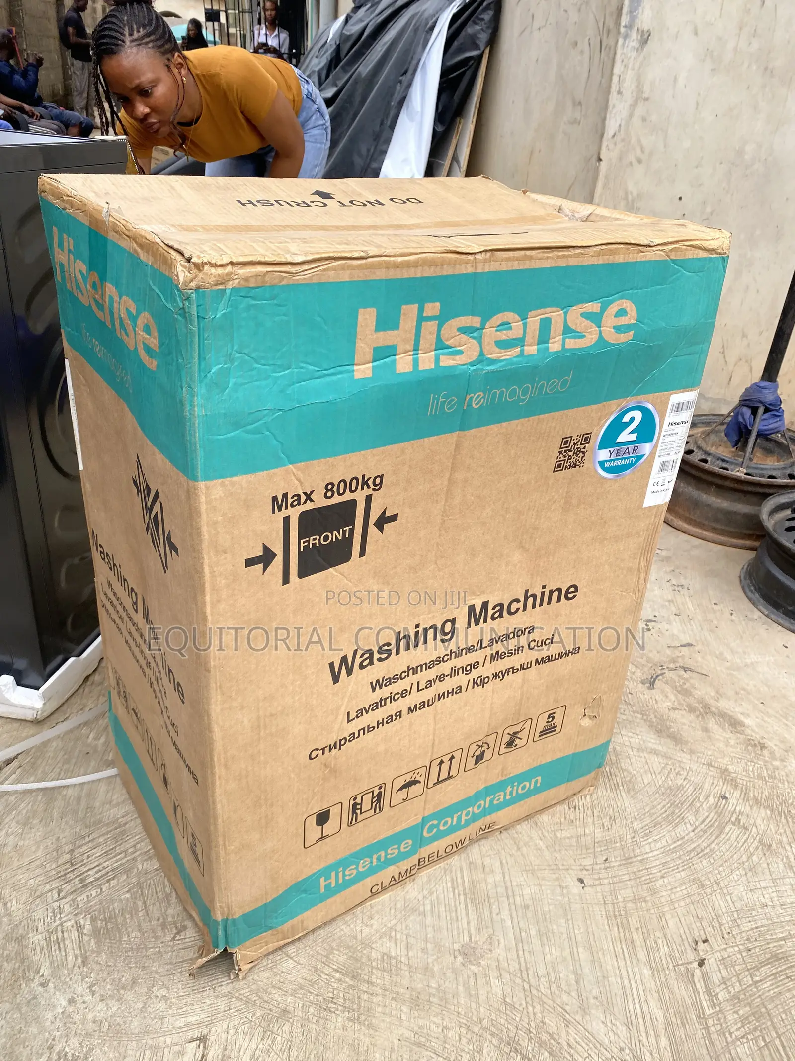 Hisense WF1I6022BK 6KG Front Load Inverter Home Washing Machine