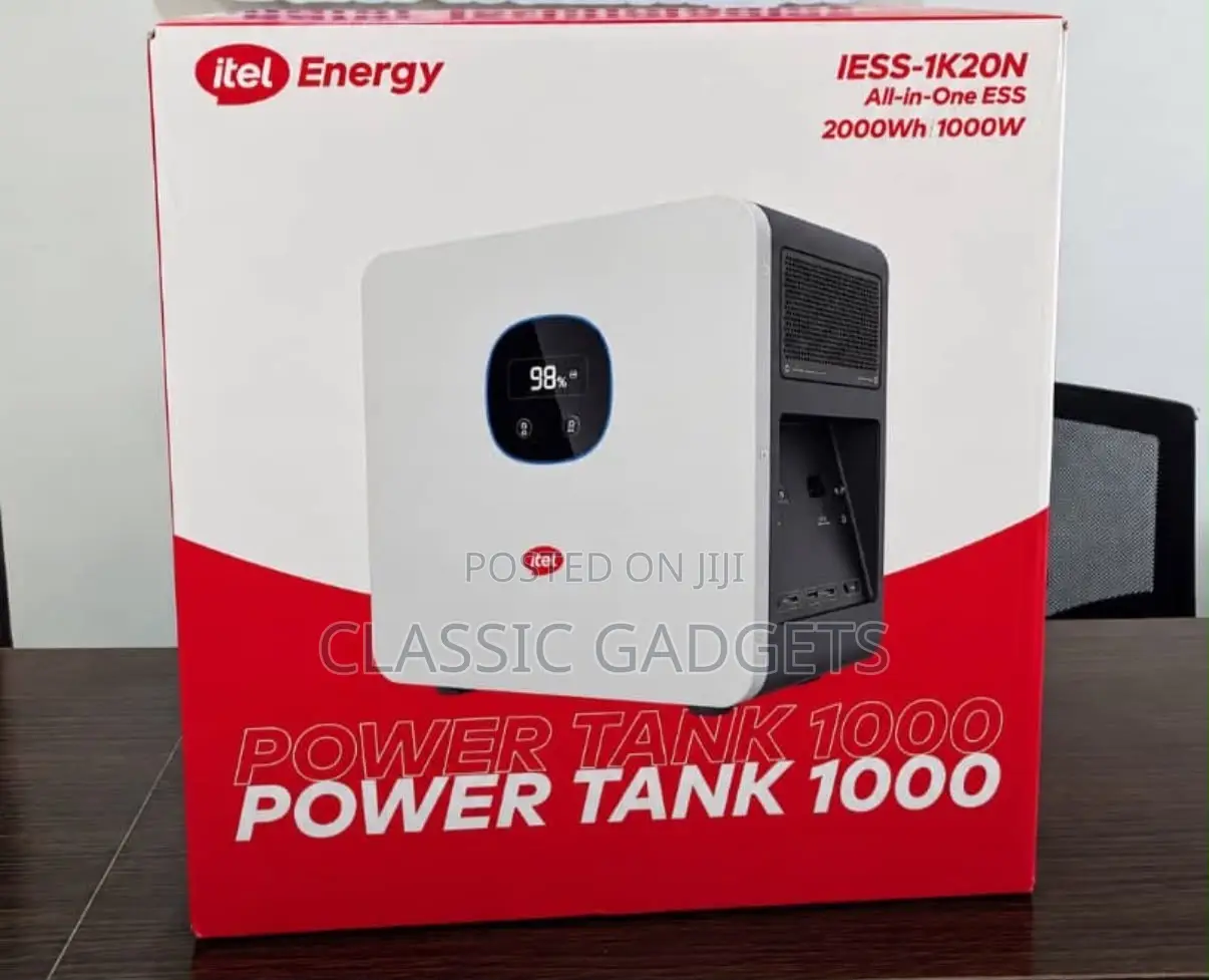 Itel Power Tank 1000/2000wh Lithium Battery,1000w AC Output IESS-1K20N