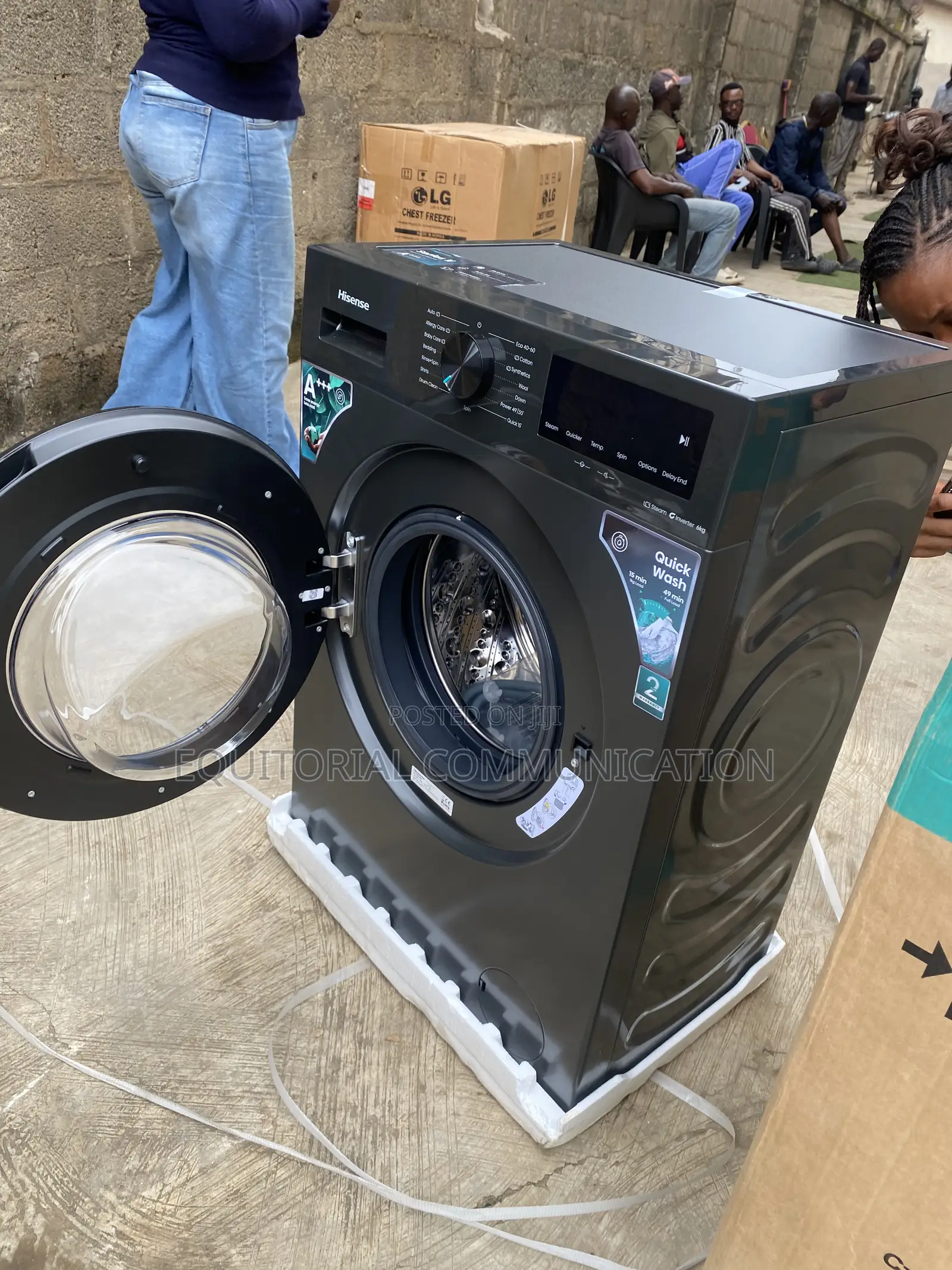 Hisense WF1I6022BK Inverter Front Load Machine for 6KG Laundry