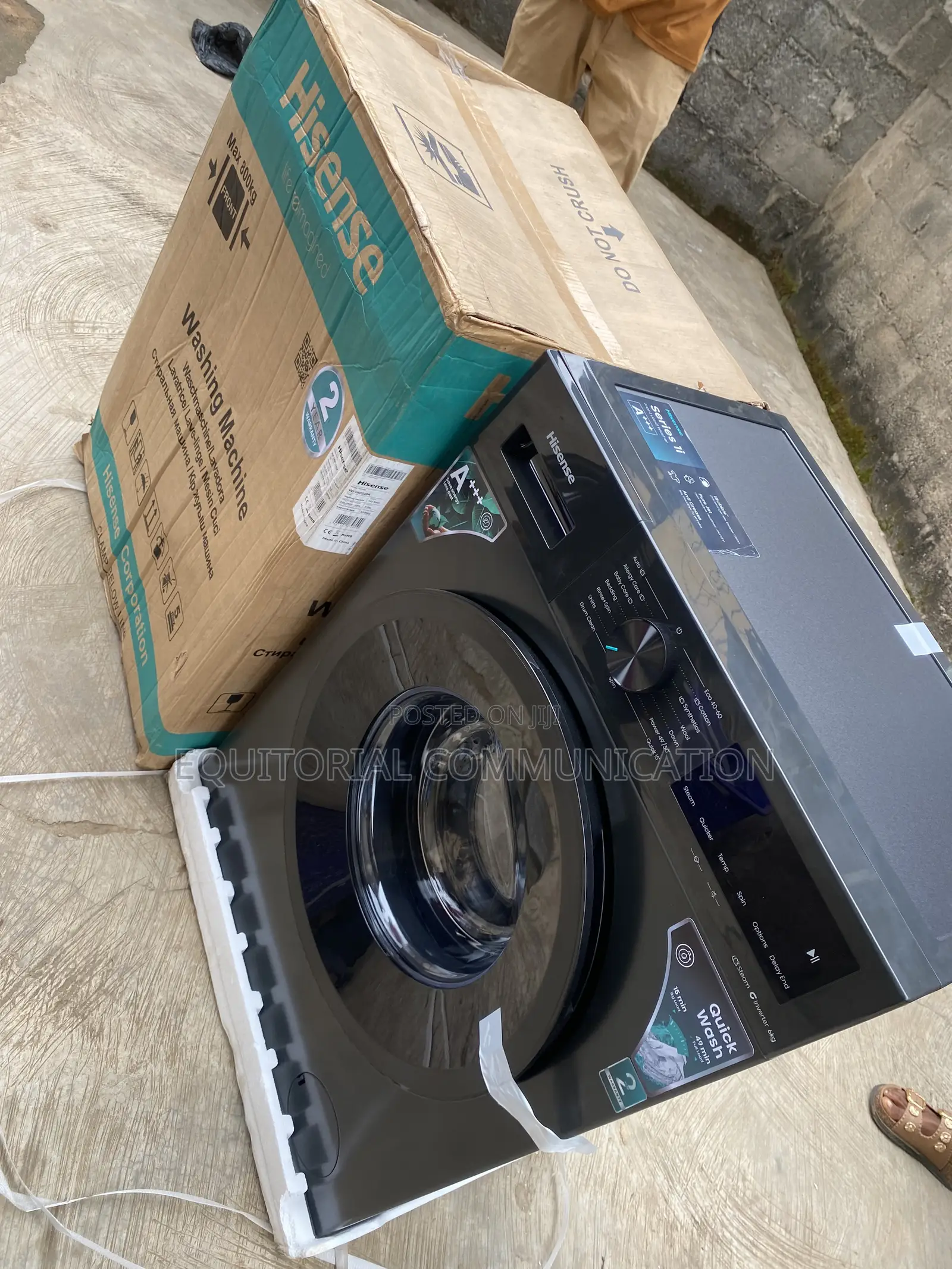 Hisense WF1I6022BK Inverter Front Load Machine for 6KG Laundry