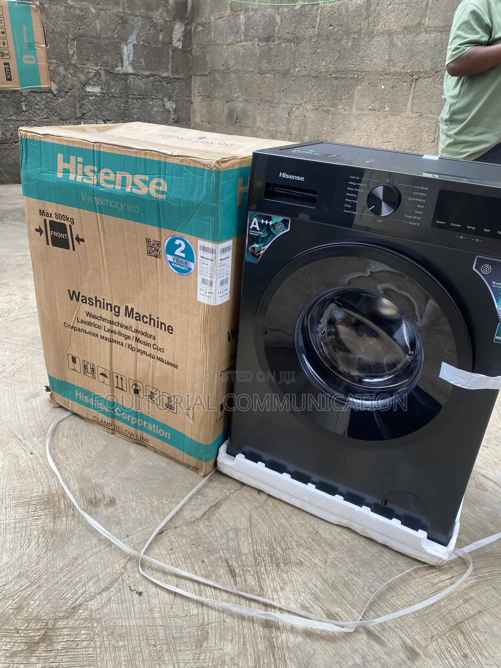 Hisense WF1I6022BK 6KG Inverter Front Load Washing Appliance