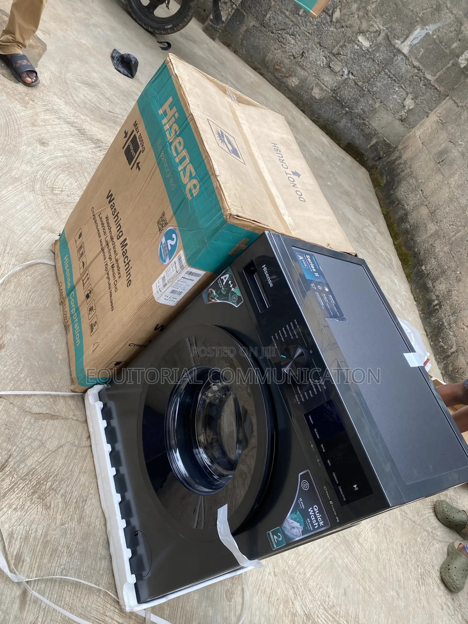 Hisense WF1I6022BK Front Load Inverter Washing Machine 6KG Capacity