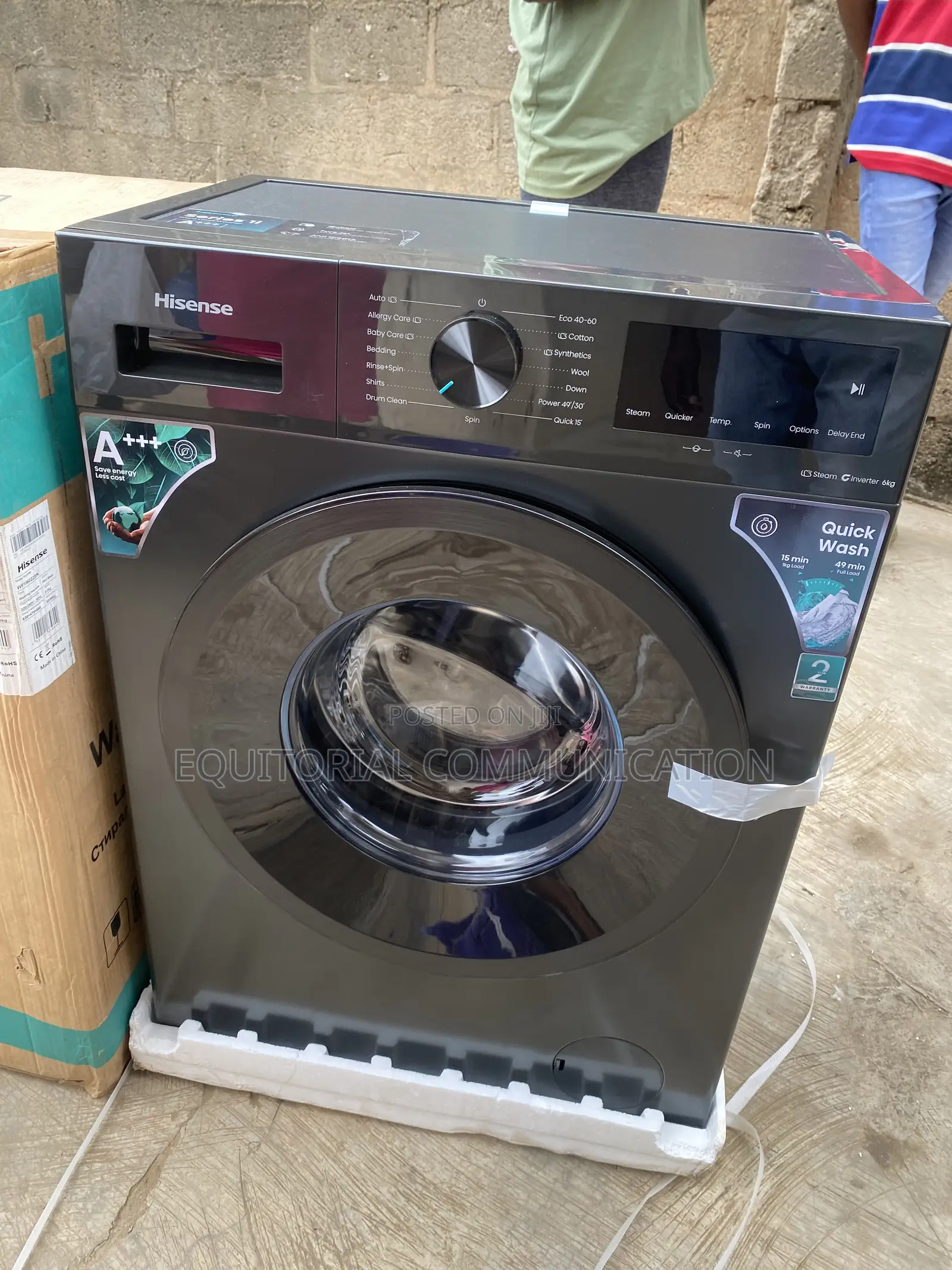 Hisense WF1I6022BK 6KG Front Load Washer With Inverter