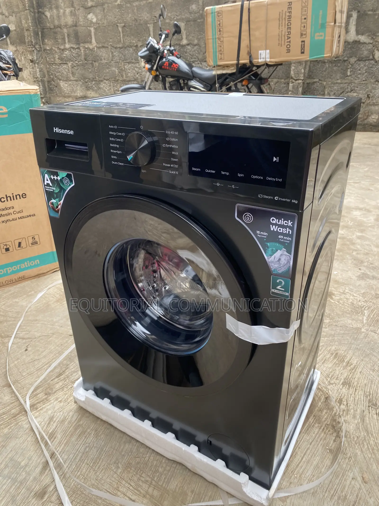 Hisense WF1I6022BK 6KG Front Load Inverter Clothes Cleaning Machine