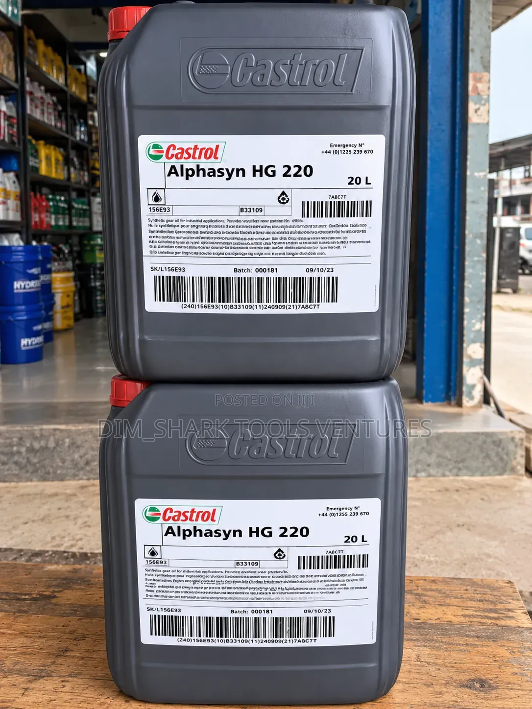 20-Liter Containers of Castrol Alphasyn HG 220