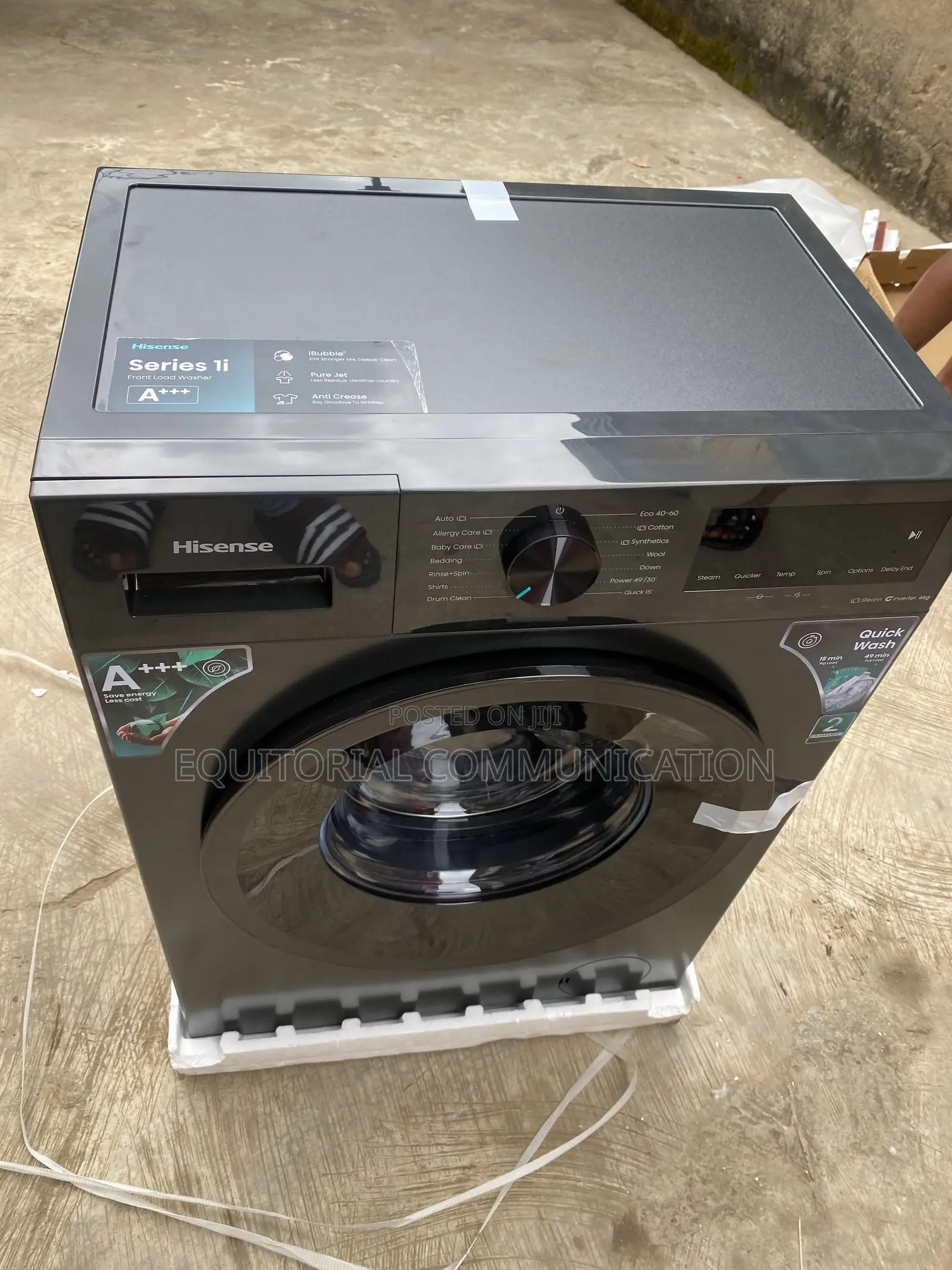 Hisense WF1I6022BK 6KG Front Load Inverter Laundry Equipment