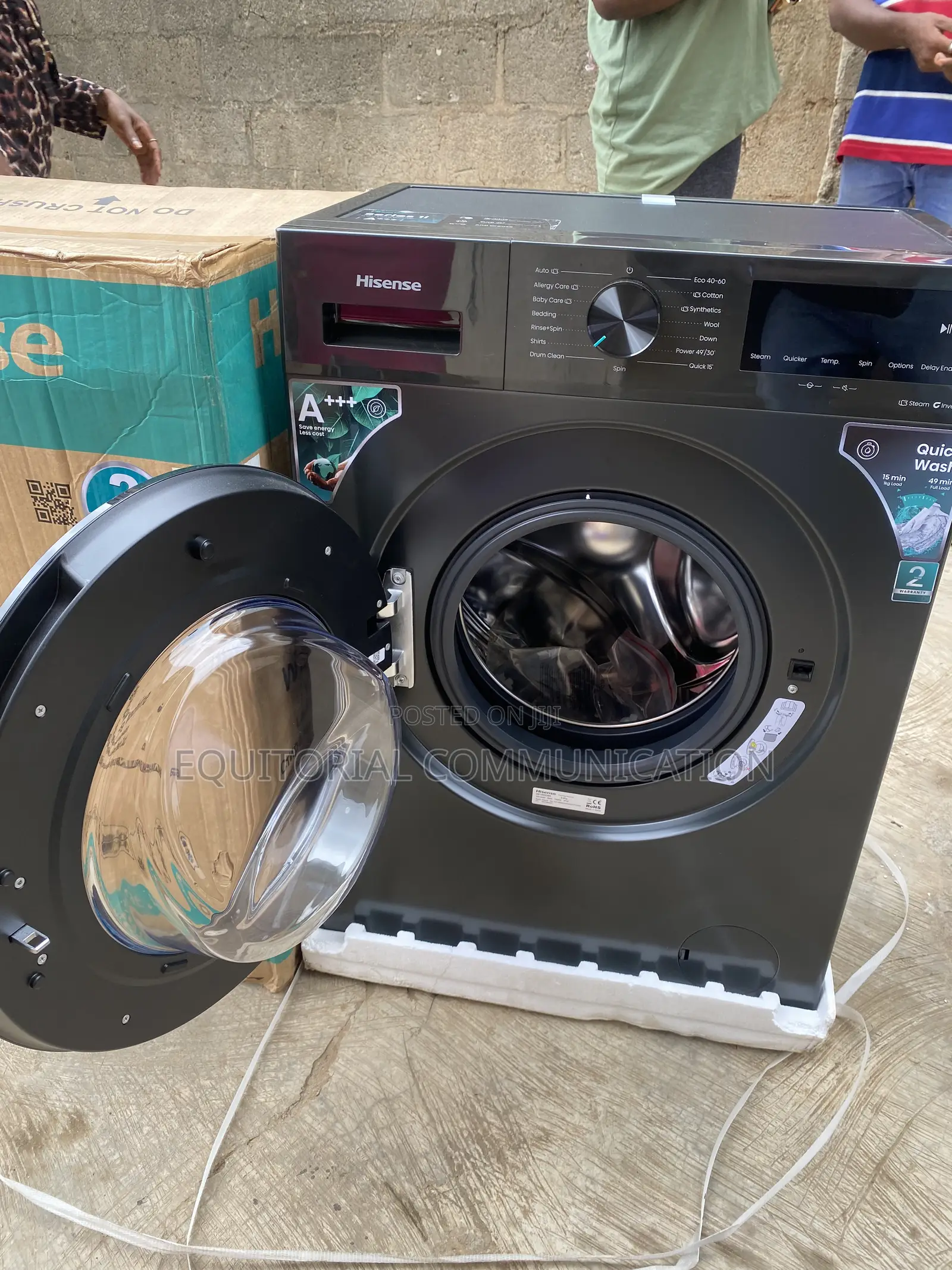 Hisense WF1I6022BK 6KG Front Load Inverter Washer for Daily Laundry