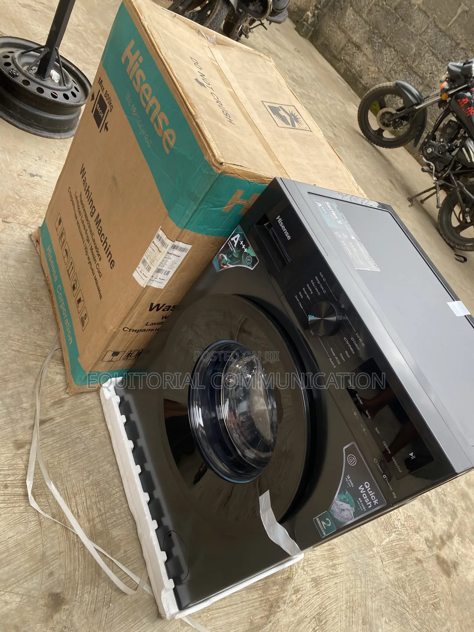 Hisense WF1I6022BK Front Load 6KG Inverter Clothes Washing Machine
