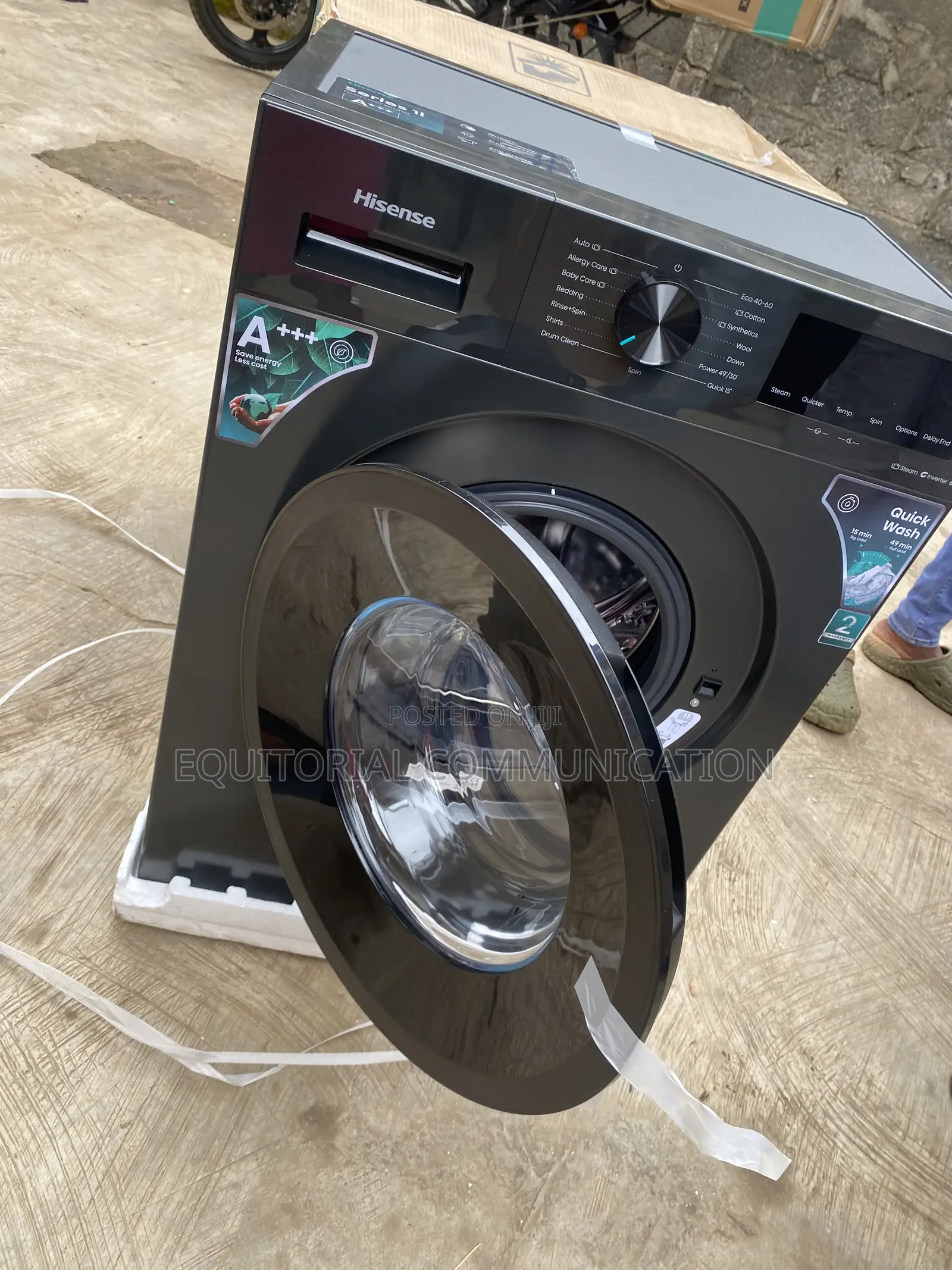 Hisense WF1I6022BK 6KG Front Load Inverter Washer for Apartments