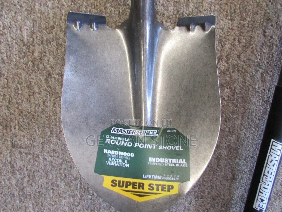 UnionTools Long-Handled Round-Point Shovel