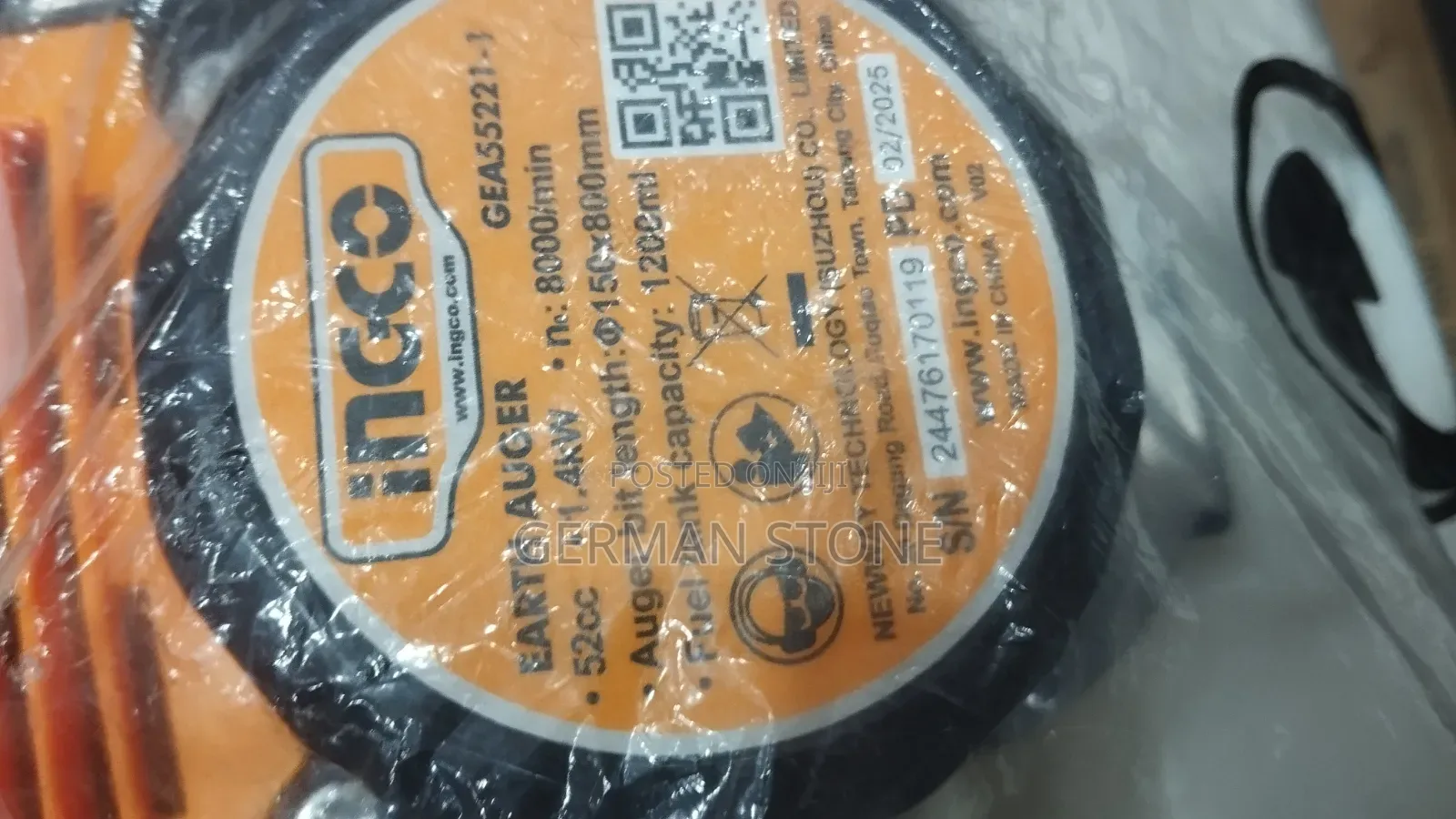 INGCO Earth Auger (Model GEA55221