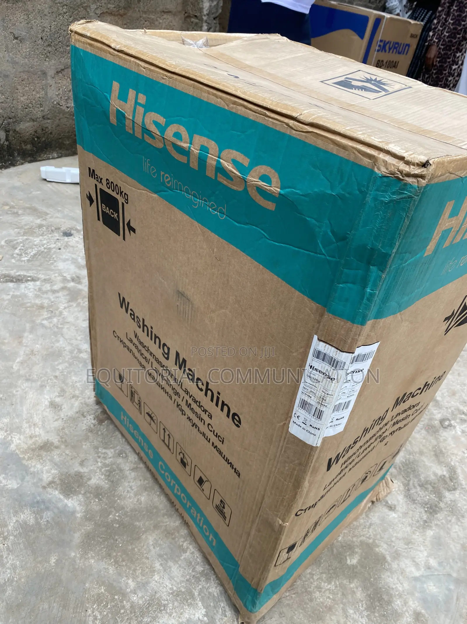 Hisense WF1I6022BK Front Loading 6KG Inverter Laundry Machine