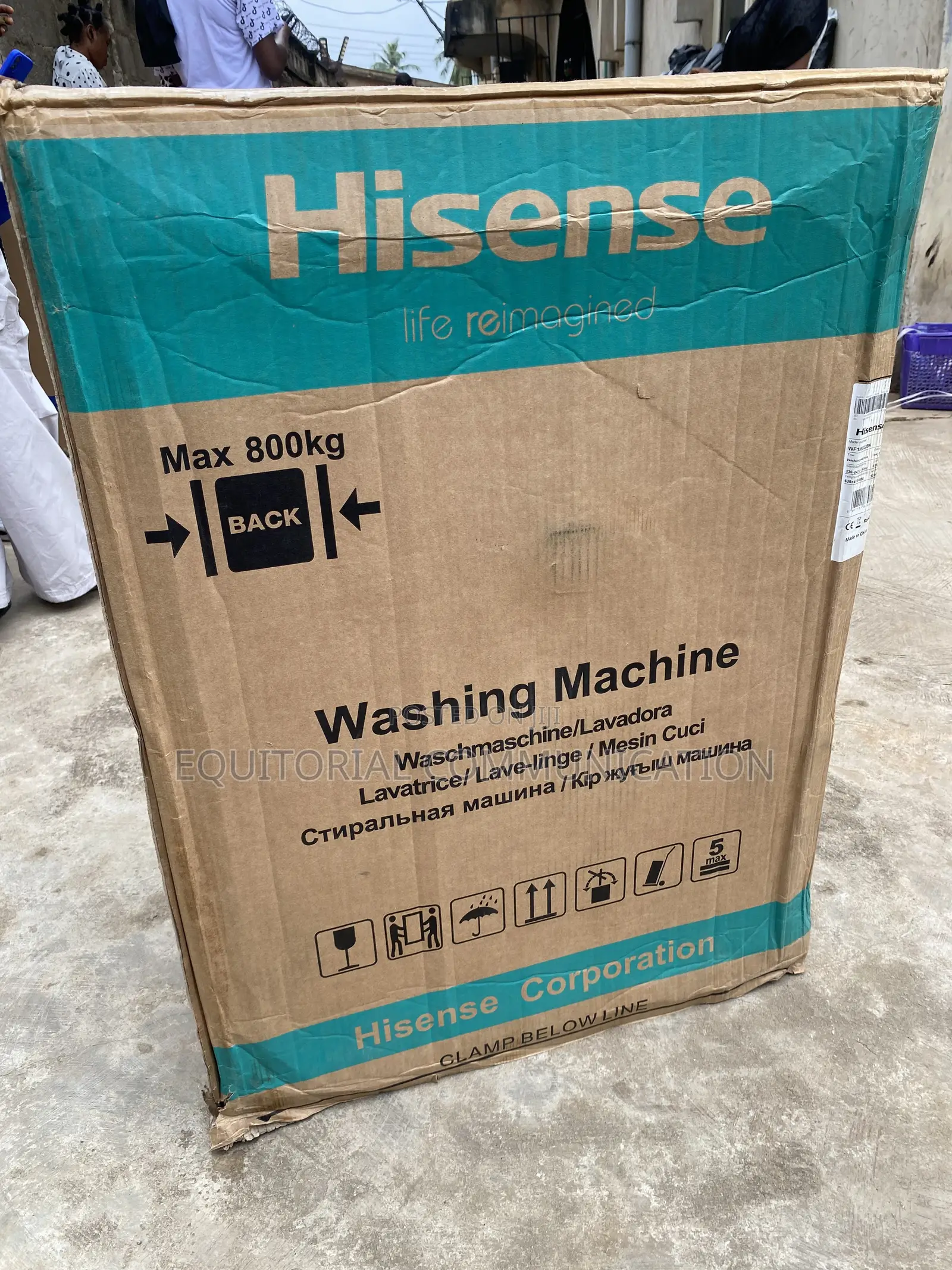 Hisense WF1I6022BK 6KG Front Load Inverter Domestic Washing Machine