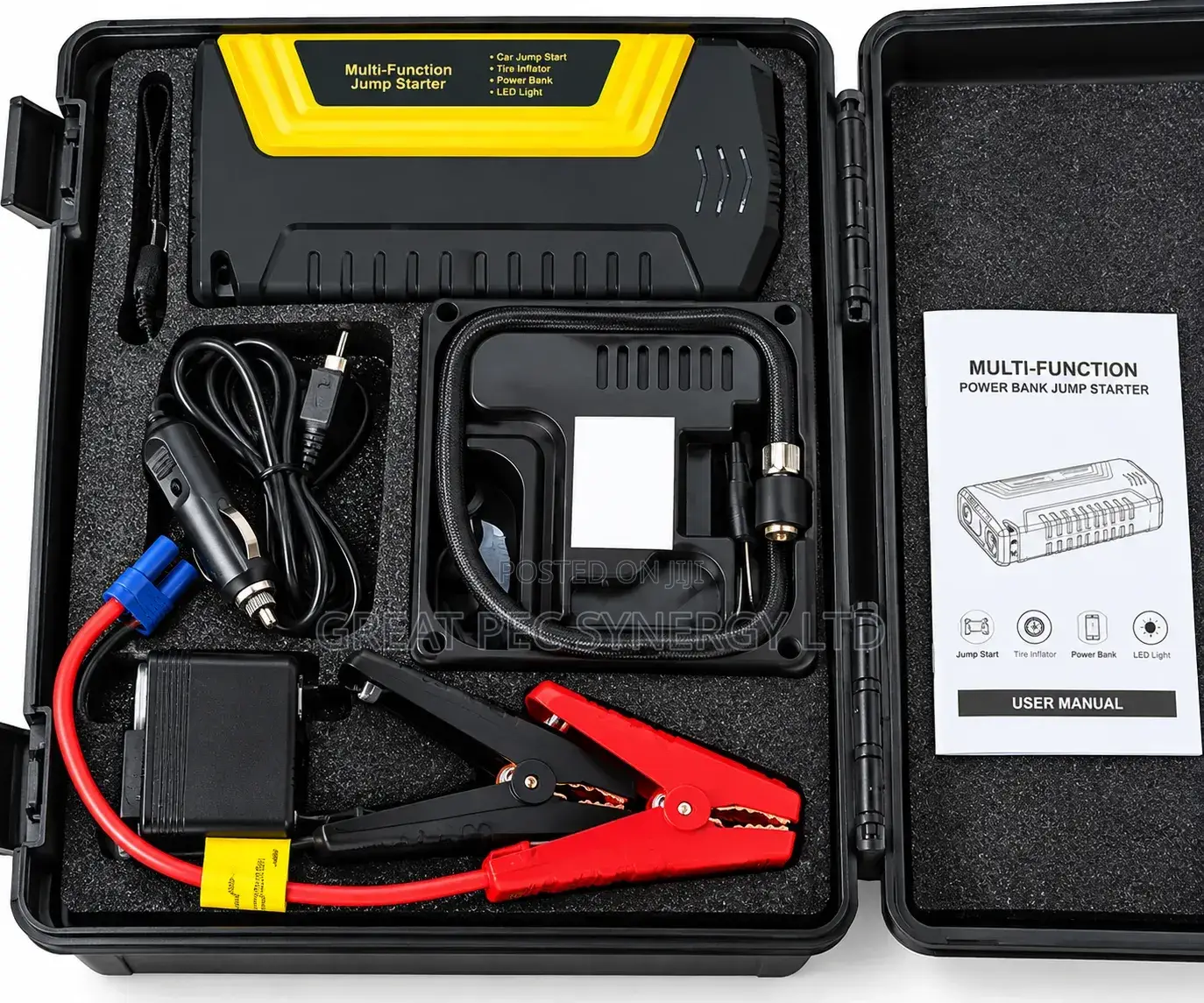 Big Jump Starter With Tyre Inflator