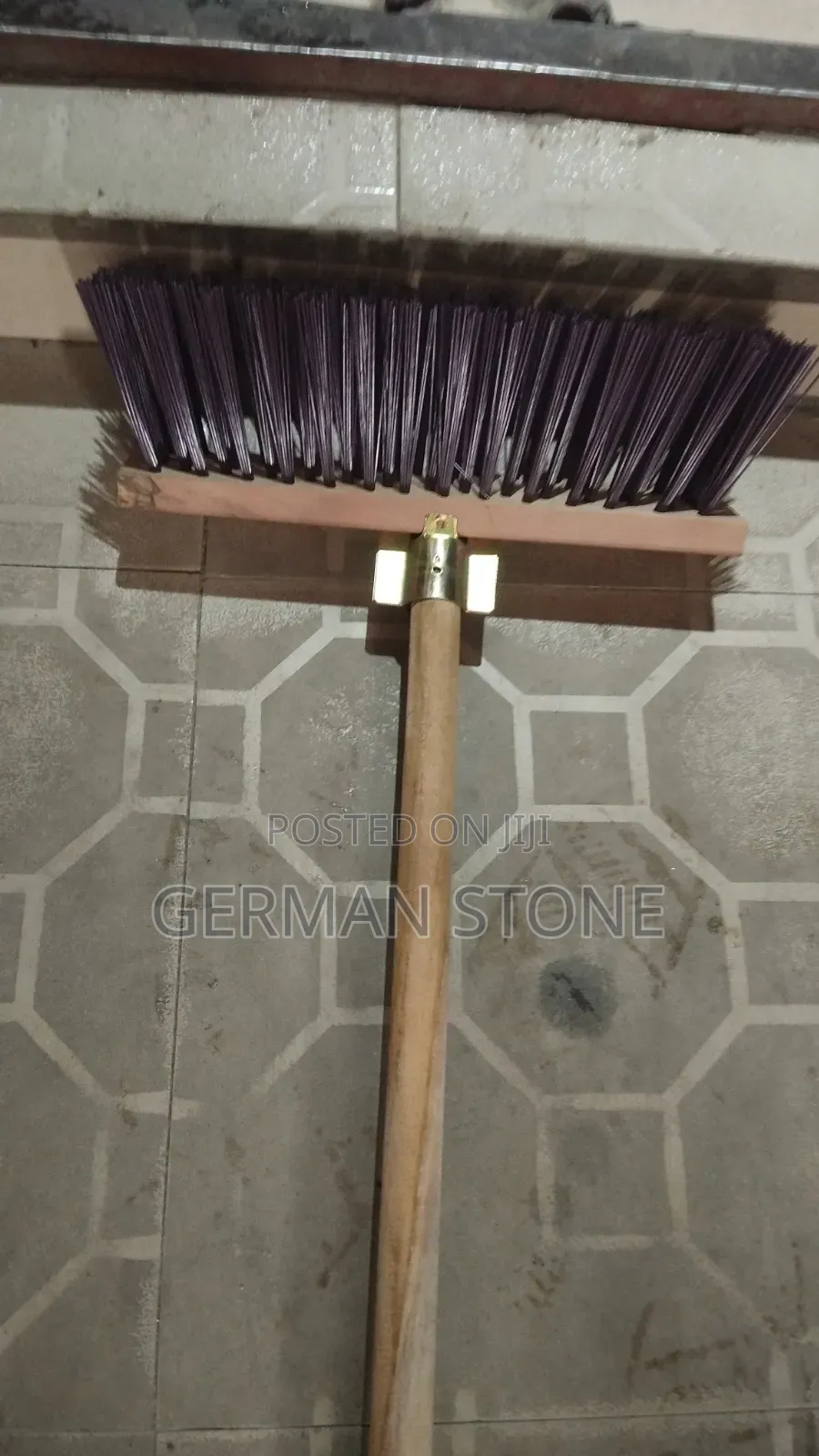 Heavy-Duty Industrial Push Broom