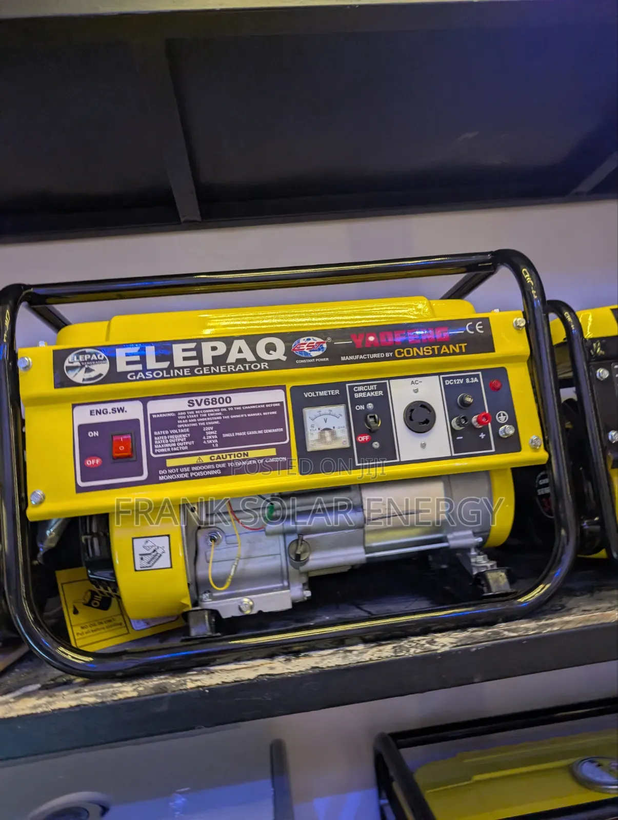 Brand New Elepaq Constant Petrol Generator 4.5kva % Copper Coil