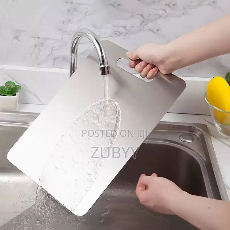 Double Sided Stainless Steel Chopping Board