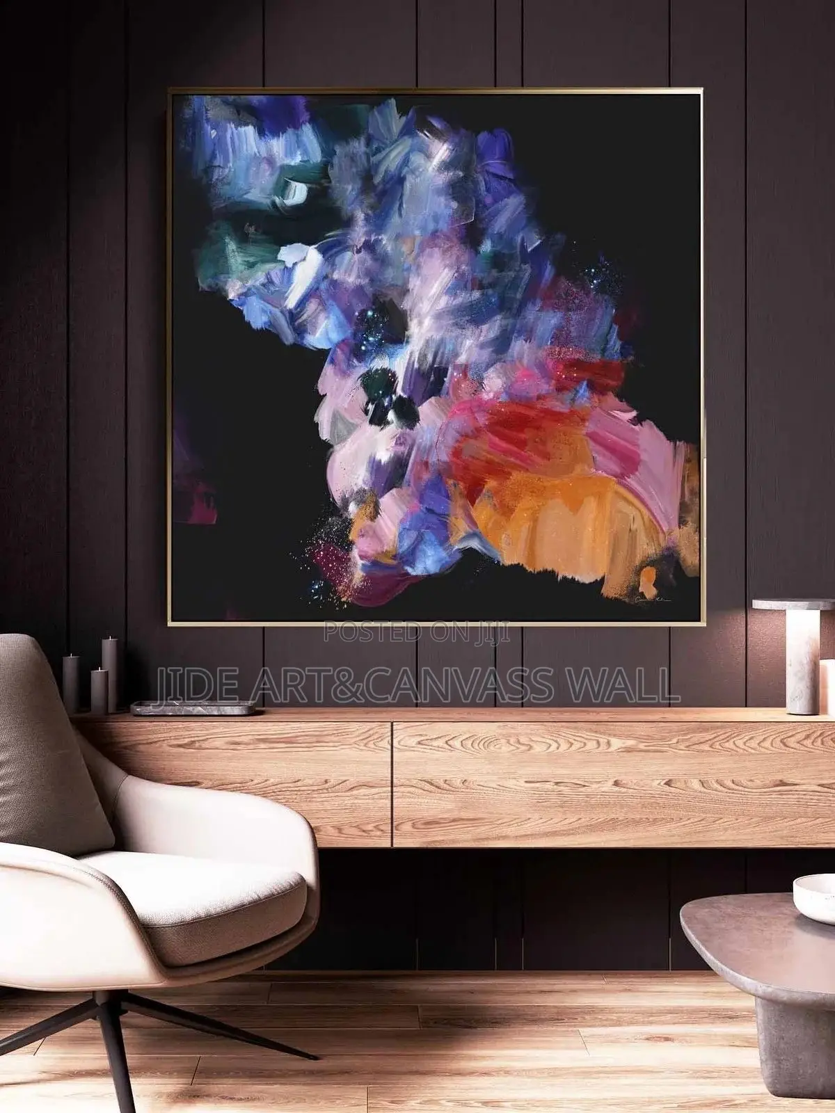 Abstract Oil Print