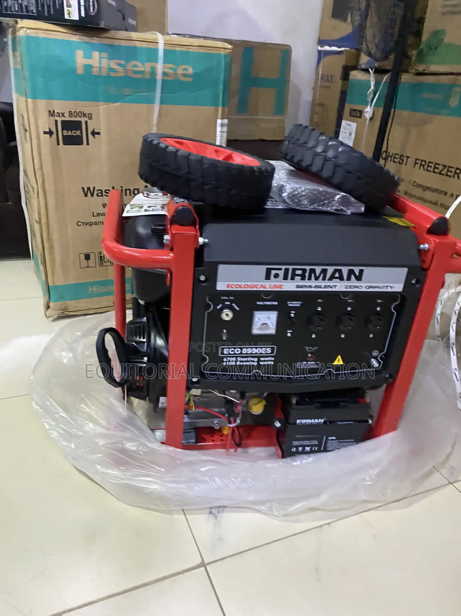 Firman ECO 8990ES Heavy-Duty Petrol Generator Semi-Silent 6.7KVA 240V