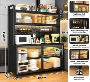 Complete Kitchen Rack 154*40*80cm
