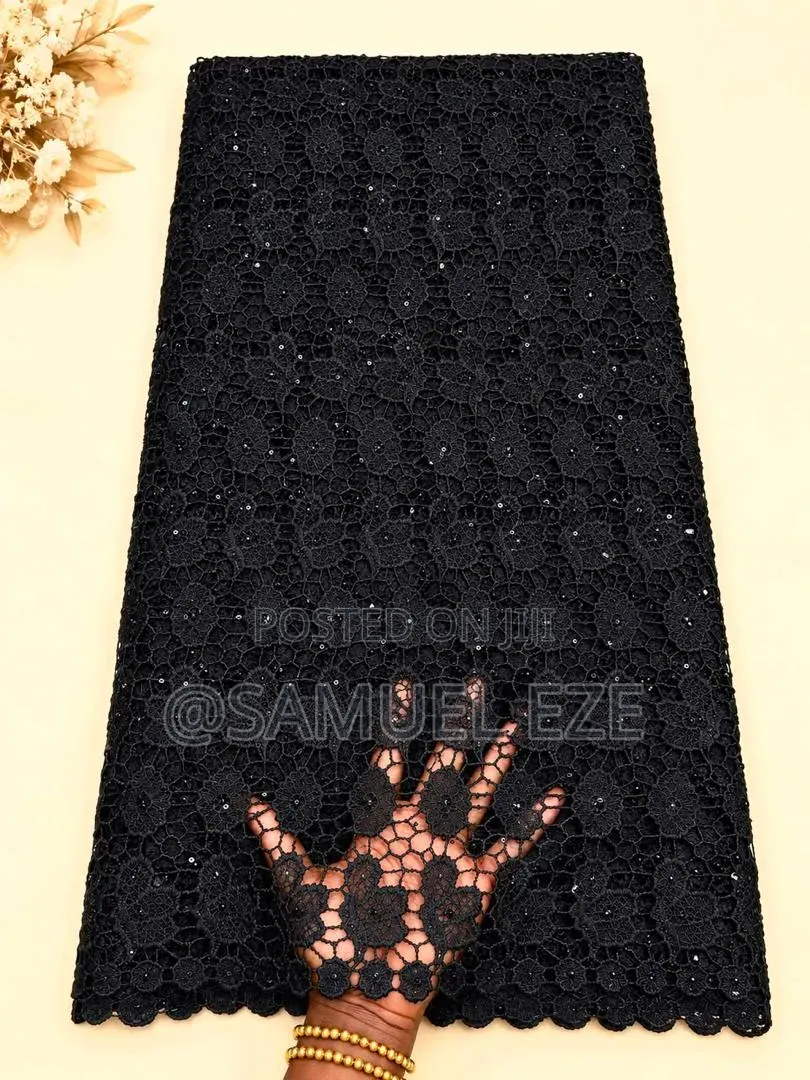Black Cord Lace